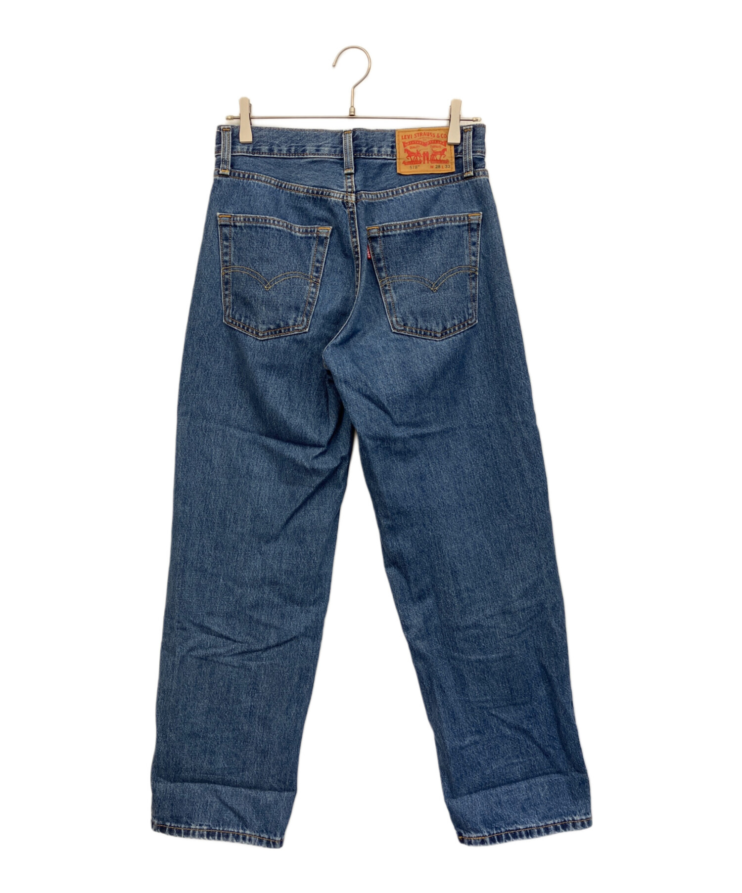 中古・古着通販】LEVI'S (リーバイス) 578バギージーンズ ブルー