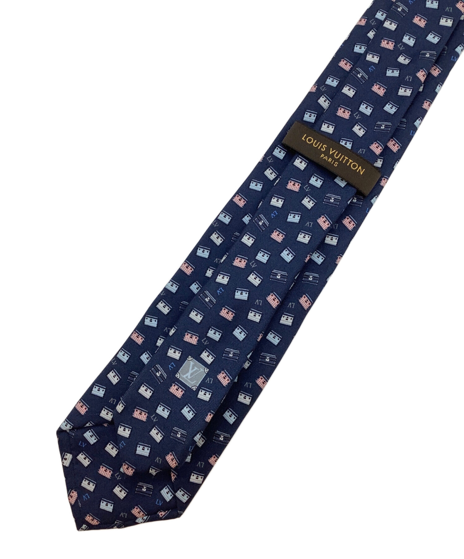 中古・古着通販】LOUIS VUITTON (ルイ ヴィトン) ネクタイ ネイビー