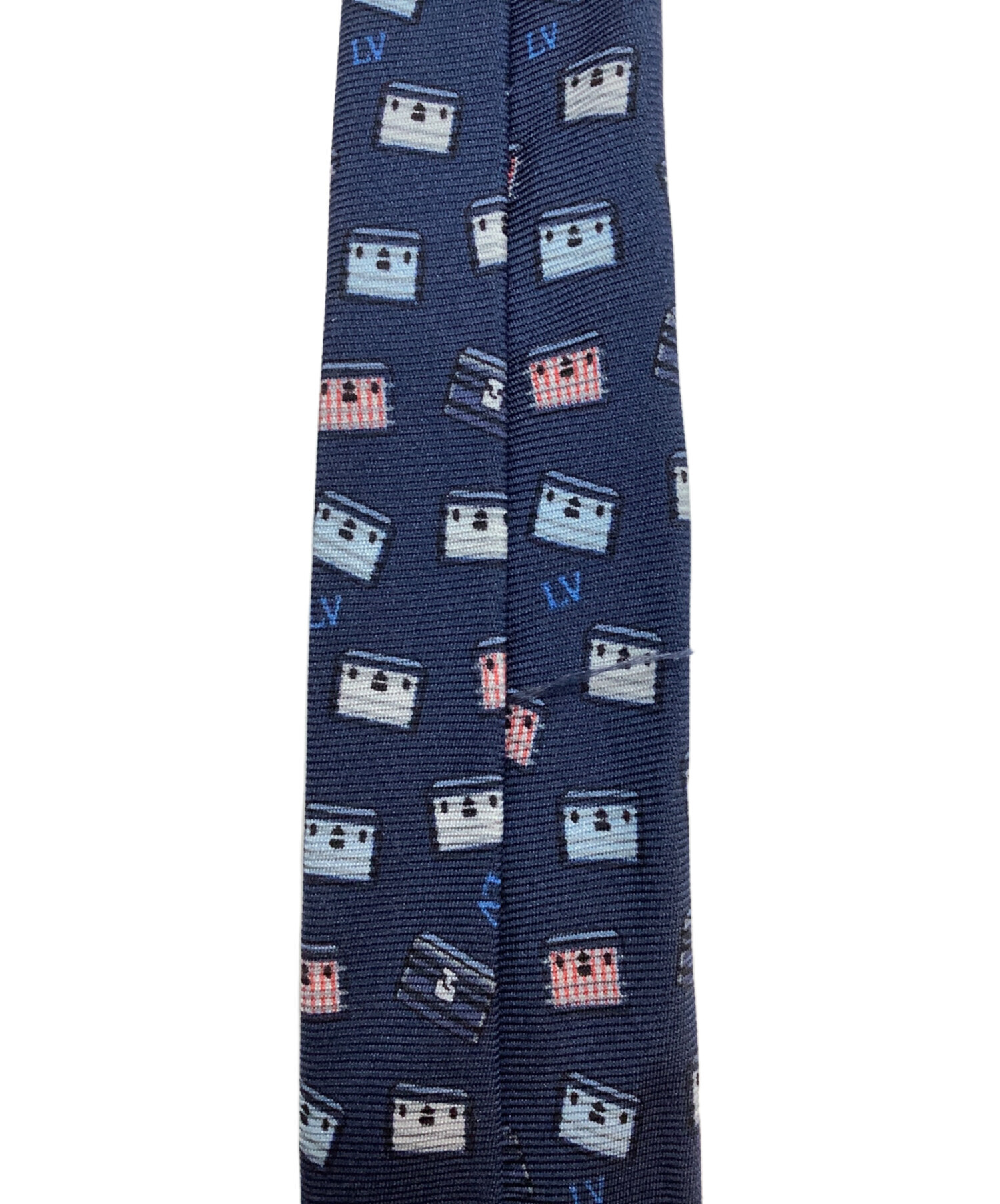 中古・古着通販】LOUIS VUITTON (ルイ ヴィトン) ネクタイ ネイビー