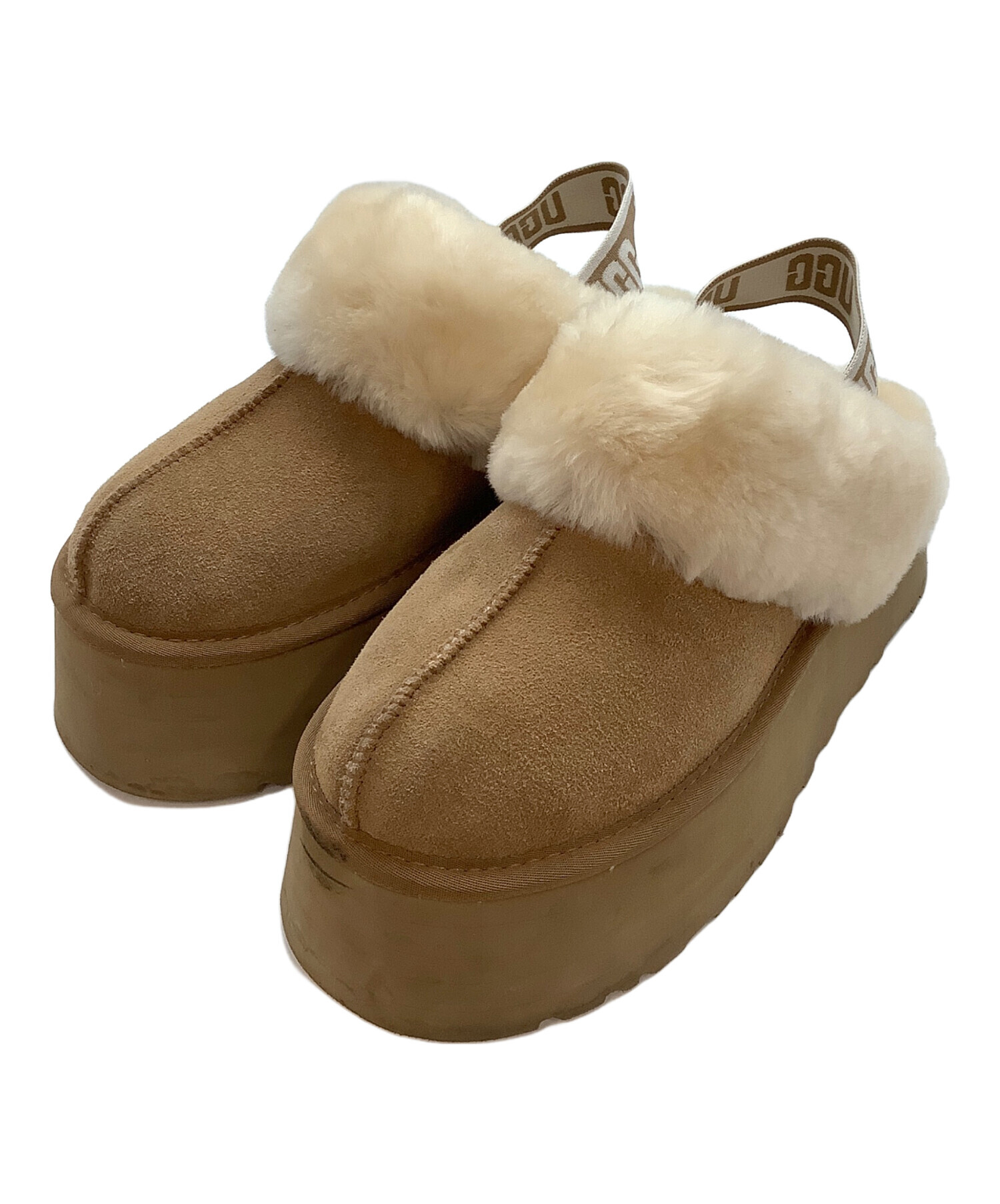 中古・古着通販】UGG (アグ) FUNKETTE ベージュ サイズ:25｜ブランド