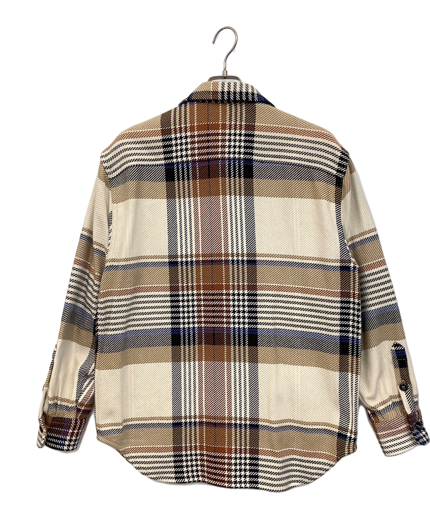 DIESEL 定価100,000円 チェック オーバーサイズ コート！！ 中古・古着通販】DIESEL (ディーゼル) チェックブルゾン マルチカラー