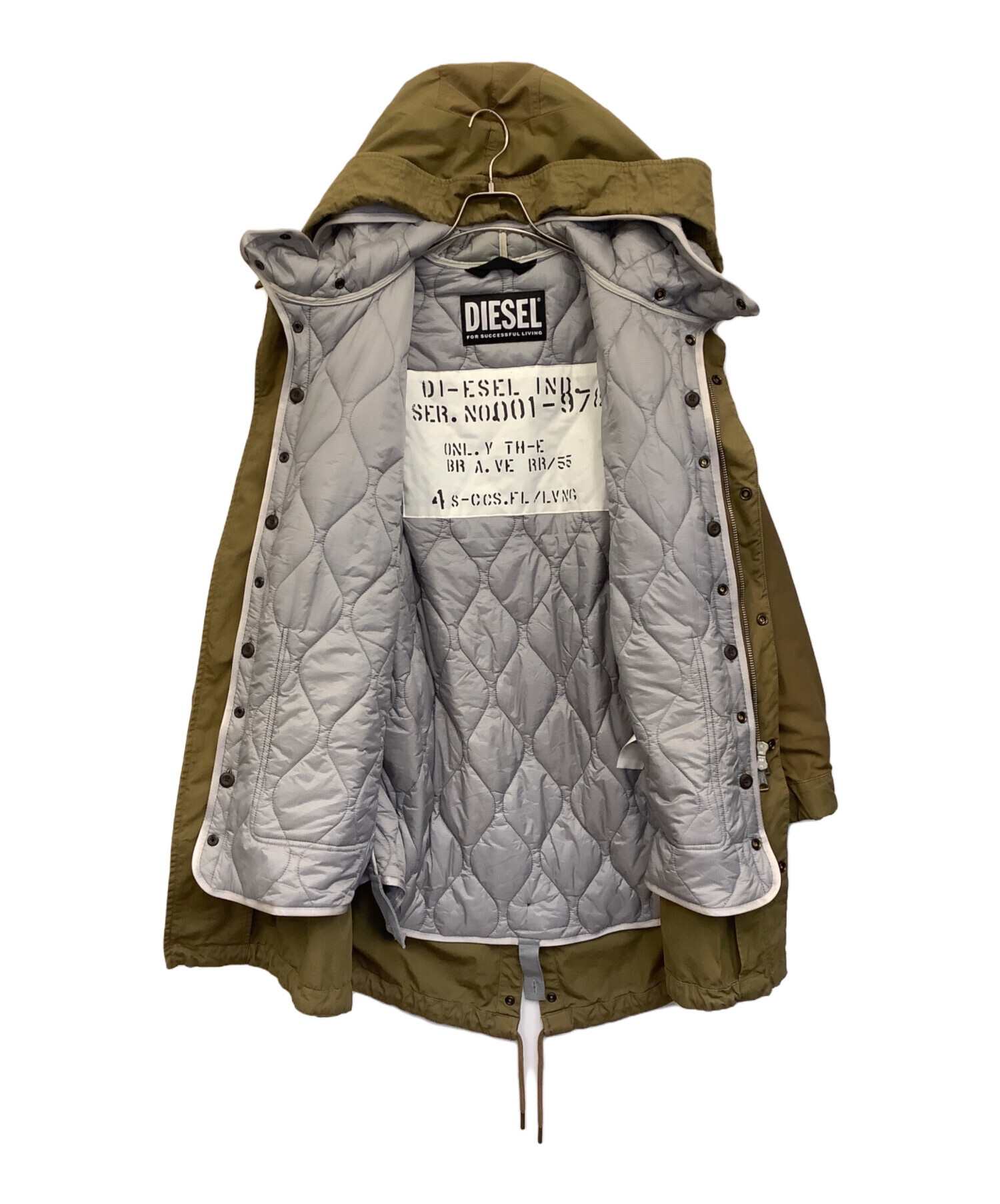 中古・古着通販】DIESEL (ディーゼル) W-MILES JACKE ベージュ サイズ
