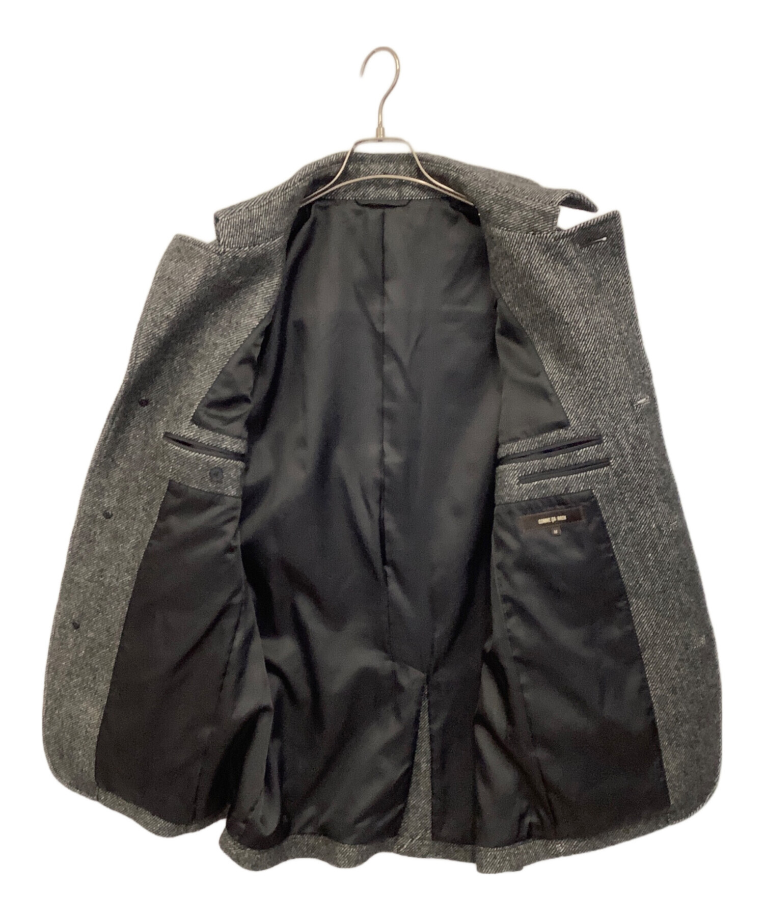 中古・古着通販】COMME CA MEN (コムサ・メン) ショートコート グレー