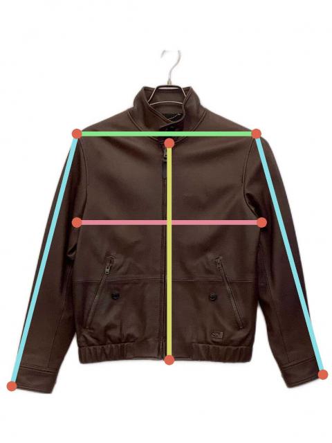 中古・古着通販】COACH (コーチ) シングルライダースジャケット