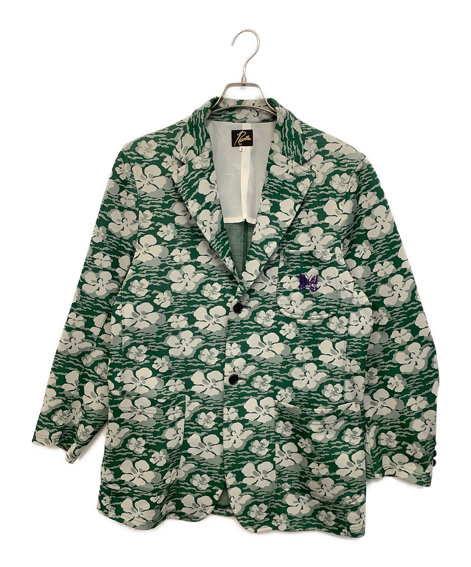 中古・古着通販】Needles (ニードルズ) Poly Jq. Floral グリーン