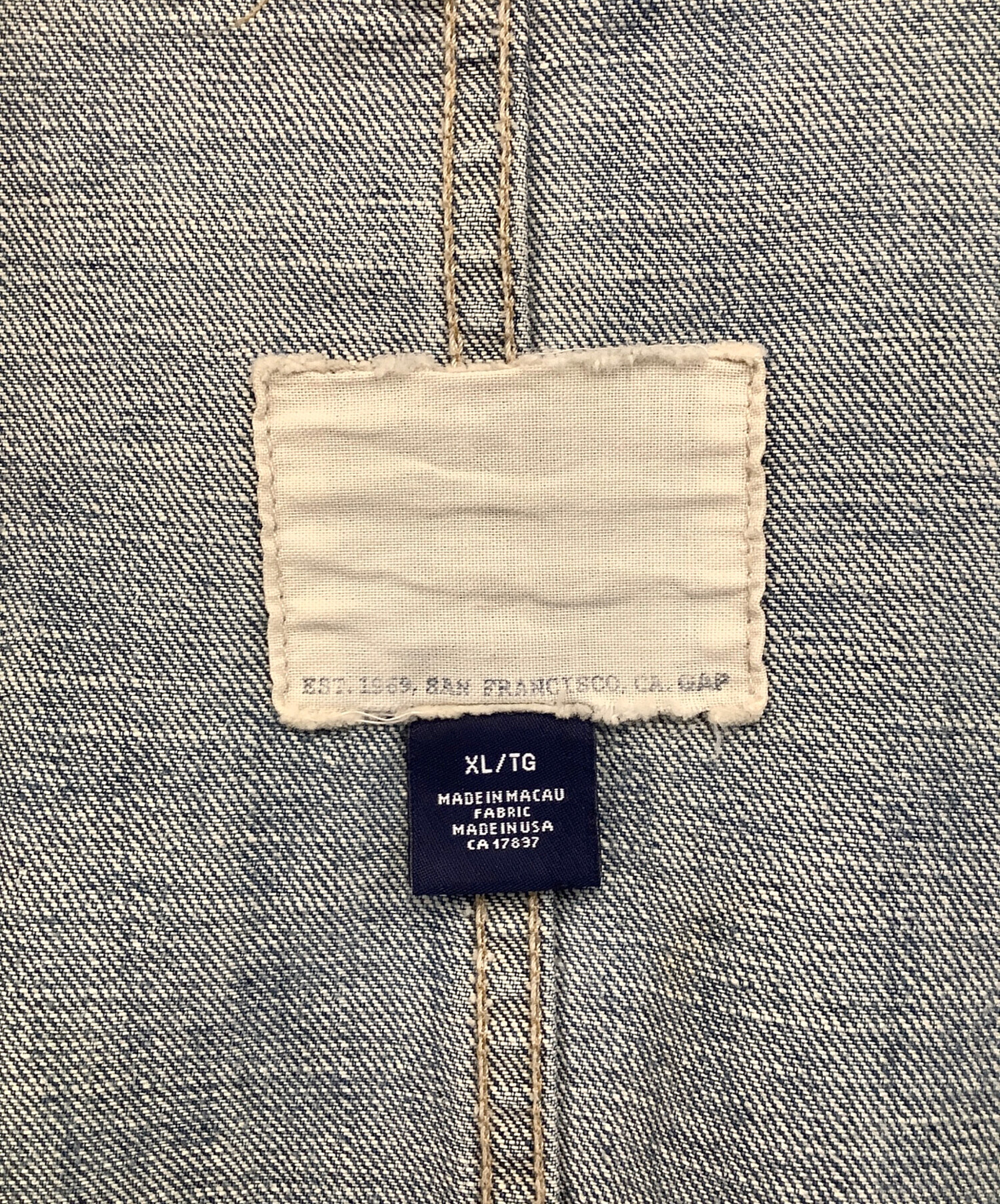 中古・古着通販】GAP (ギャップ) OLDGAP デニムカバーオール 00s