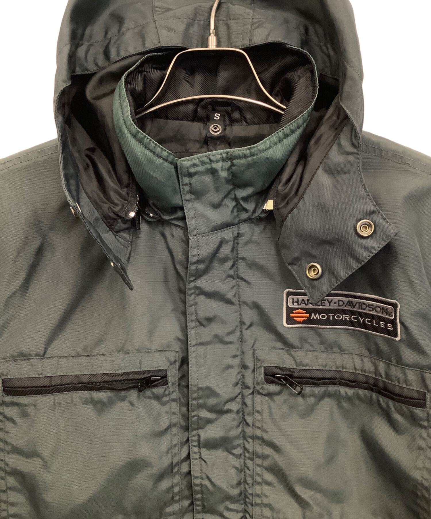 Harley-Davidson ライディングジャケット グレー S 中古・古着通販】HARLEY-DAVIDSON (ハーレーダビッドソン