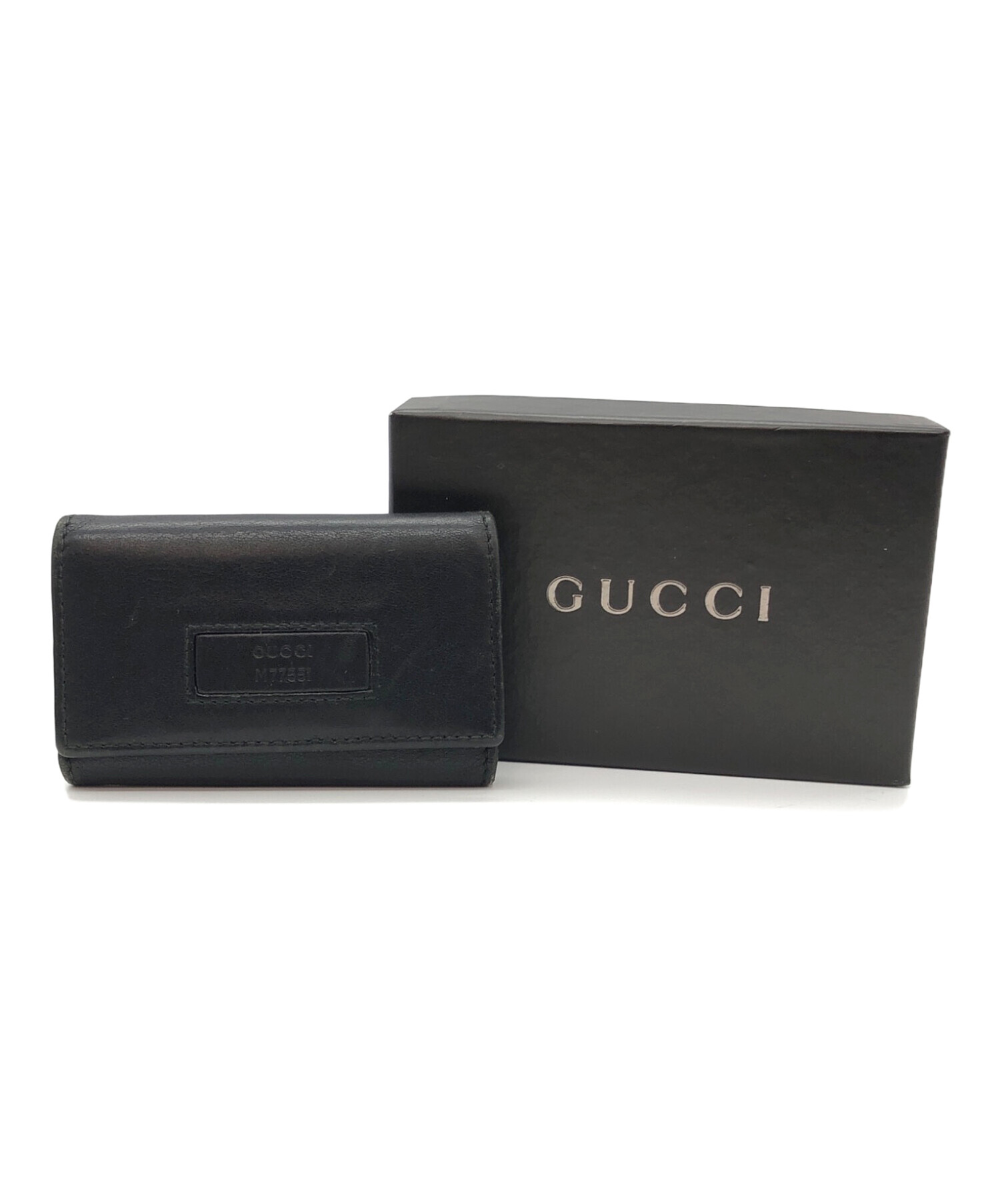 中古・古着通販】GUCCI (グッチ) キーケース ブラック｜ブランド・古着