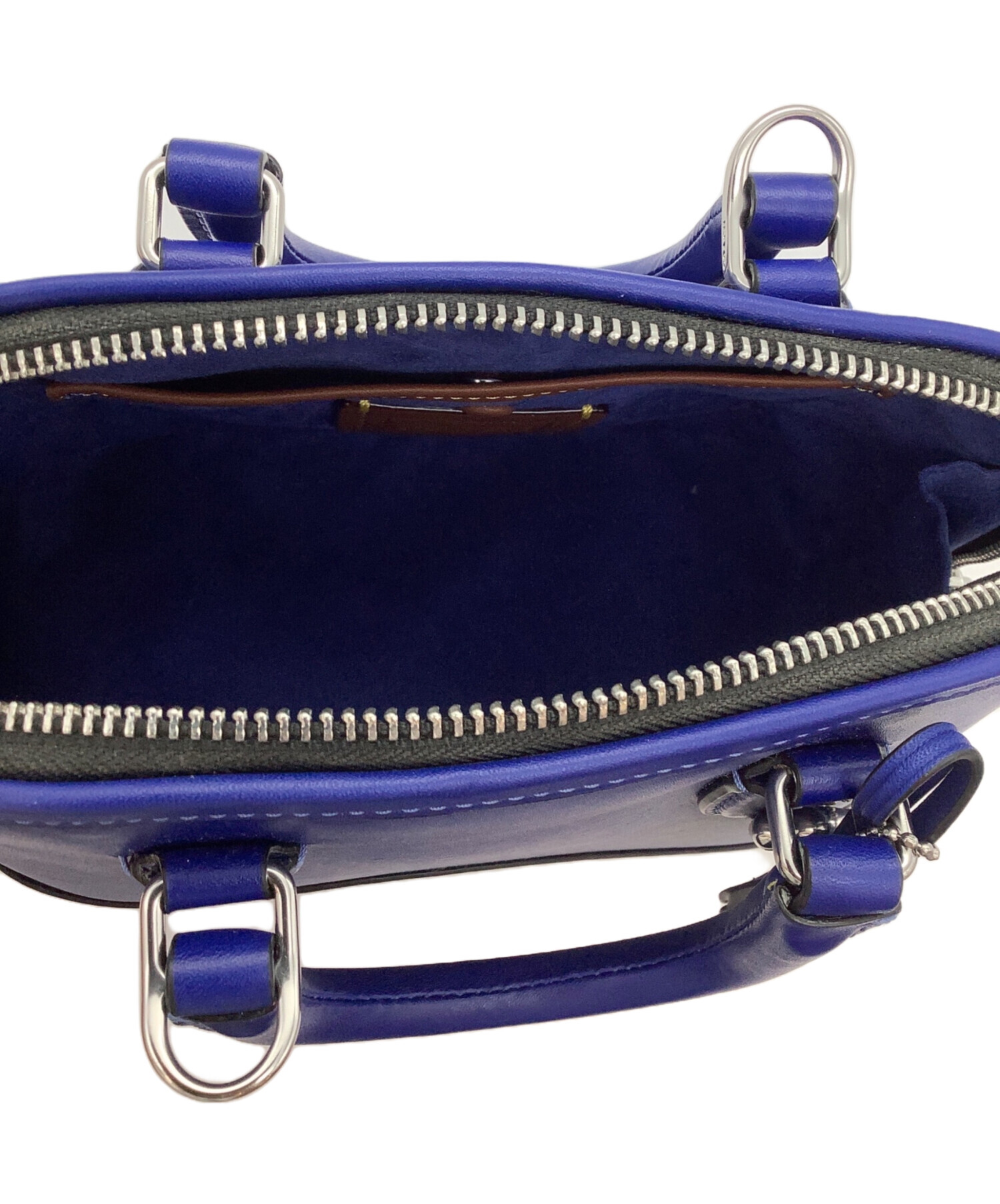 中古・古着通販】COACH (コーチ) 2WAYショルダーバッグ ブルー
