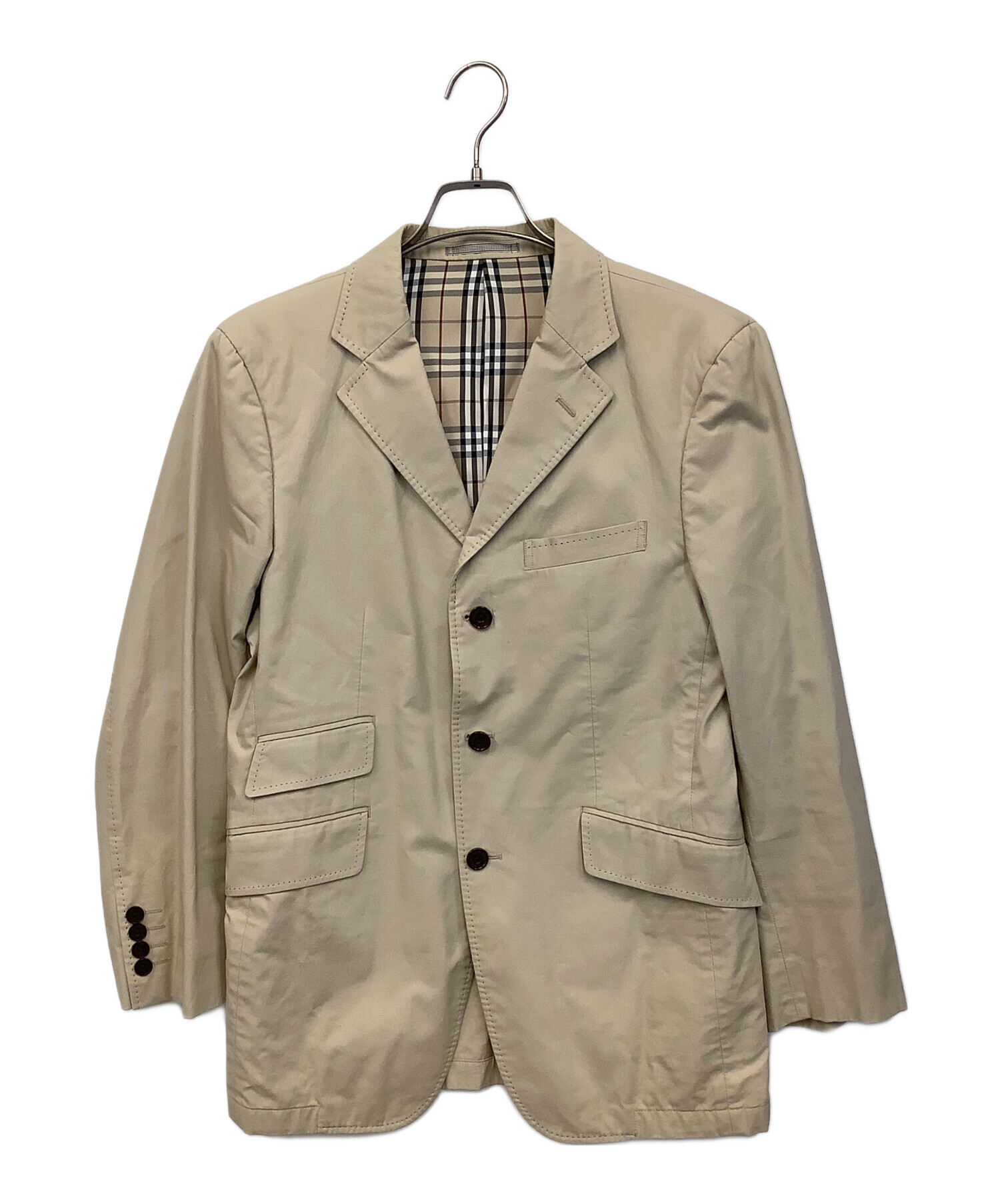 (かつ) Burberry Black Label テーラードジャケット 中古・古着通販】BURBERRY BLACK LABEL (バーバリーブラックレーベル