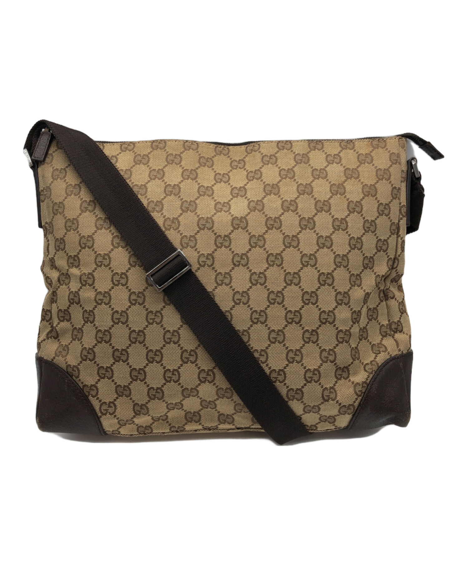 中古・古着通販】GUCCI (グッチ) GGキャンバスショルダーバッグ