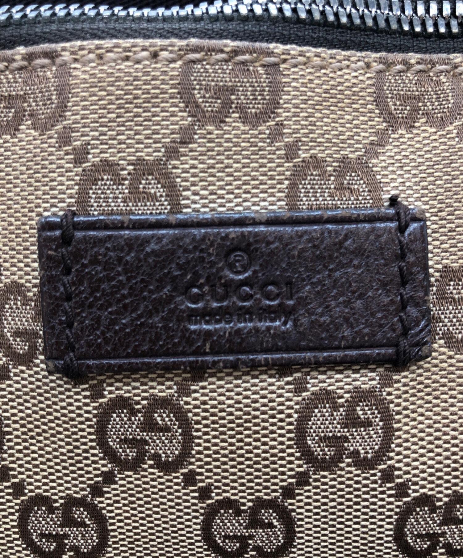 中古・古着通販】GUCCI (グッチ) GGキャンバスショルダーバッグ