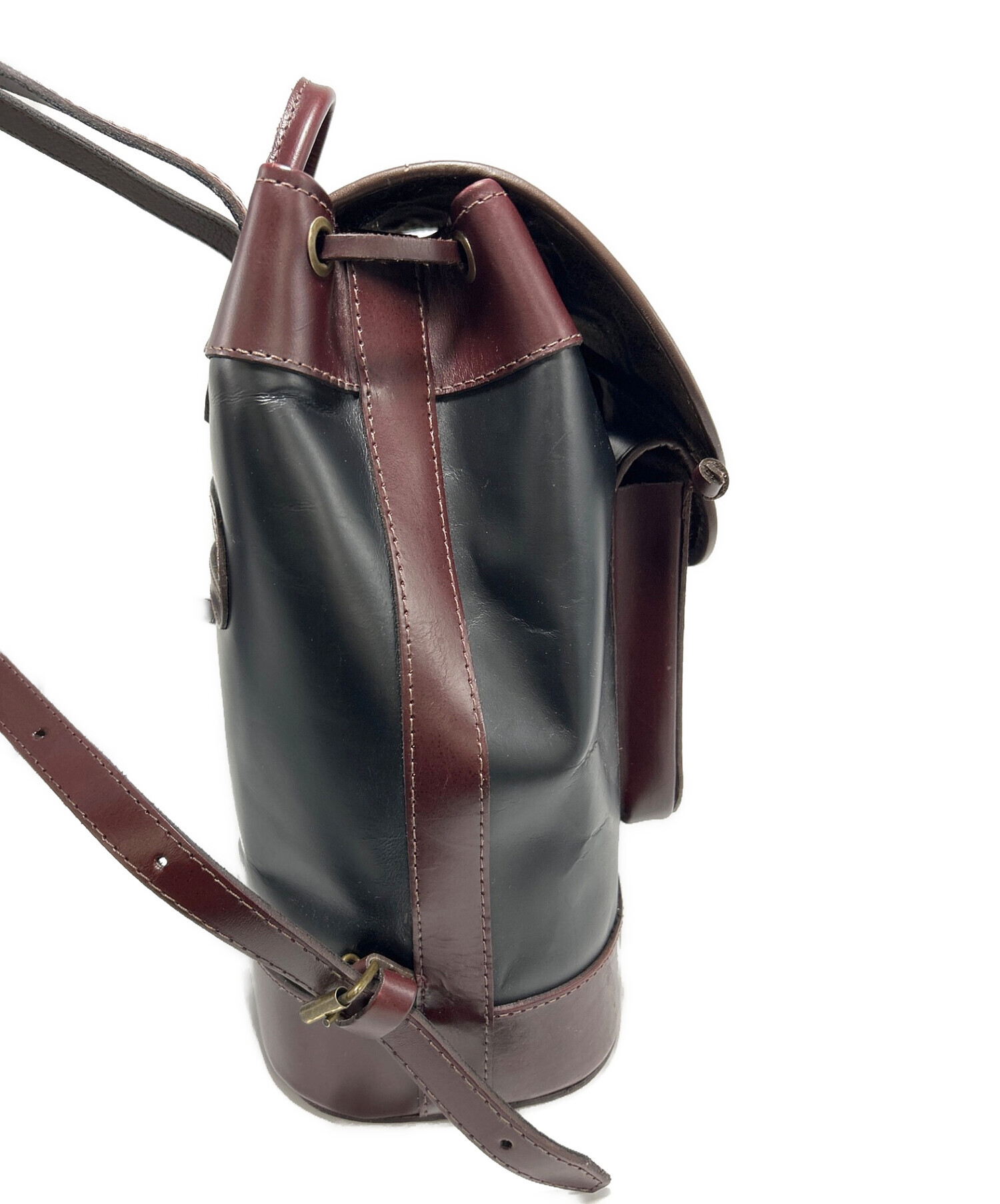 中古・古着通販】BearaBeara (ベアラベアラ) レザーリュック ブラウン