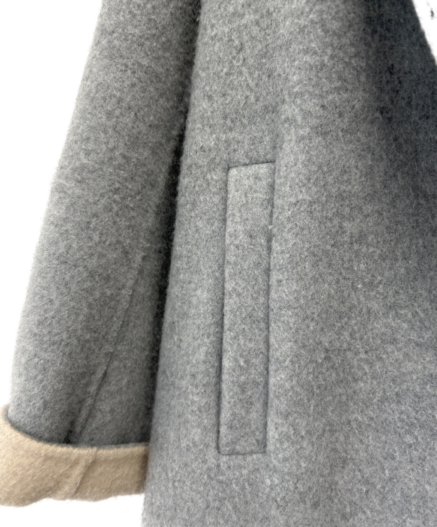 中古・古着通販】ENFOLD (エンフォルド) リバーウールスリットコート