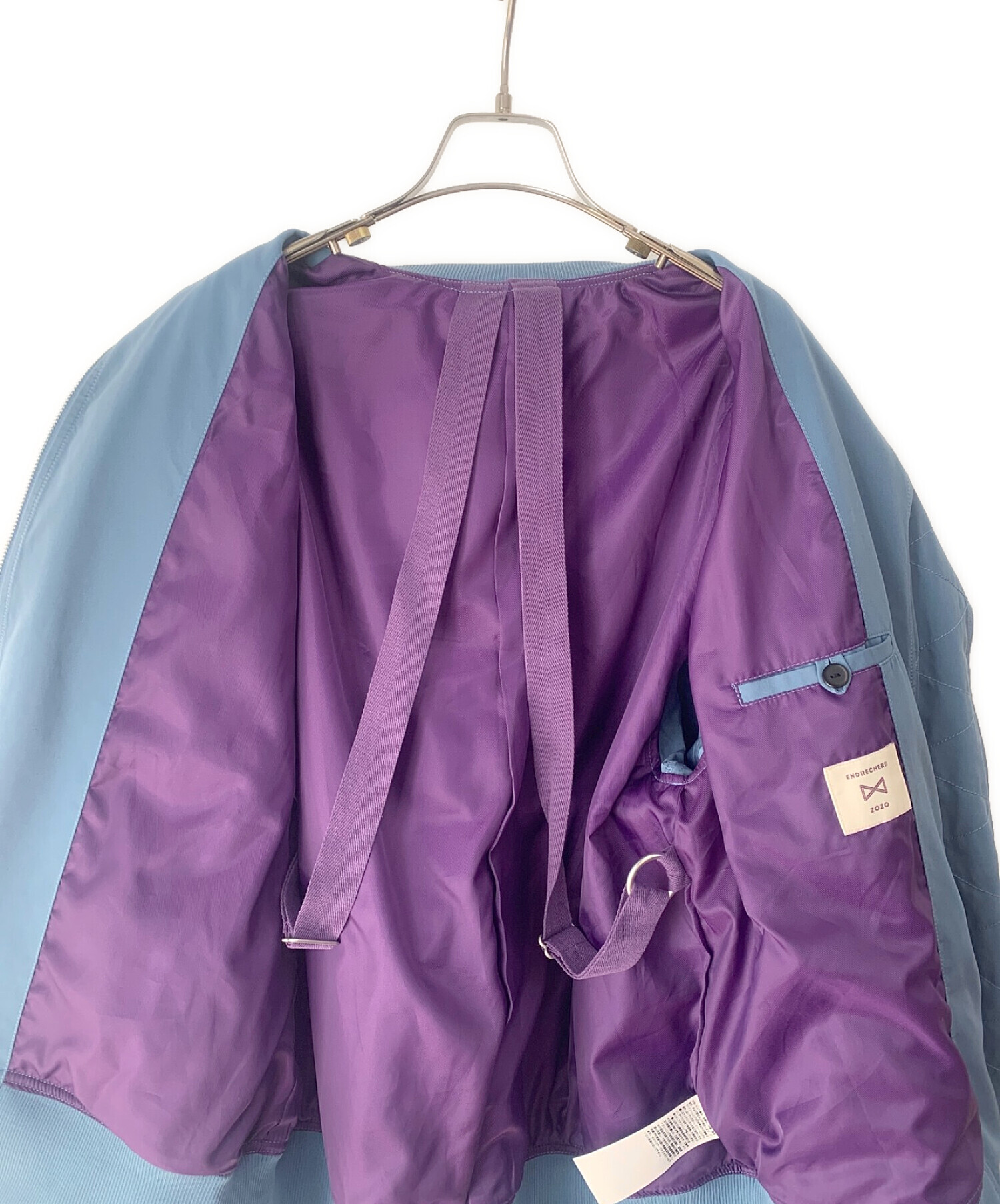 中古・古着通販】ENDRECHERI (エンドリケリー) BACKPACK JACKET ブルー