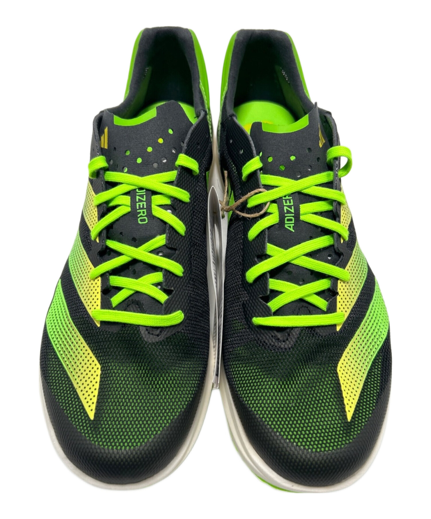 アディダス　ランニングシューズ　27.5サイズ　新品未使用 中古・古着通販】adidas (アディダス) ランニングシューズ 黄緑