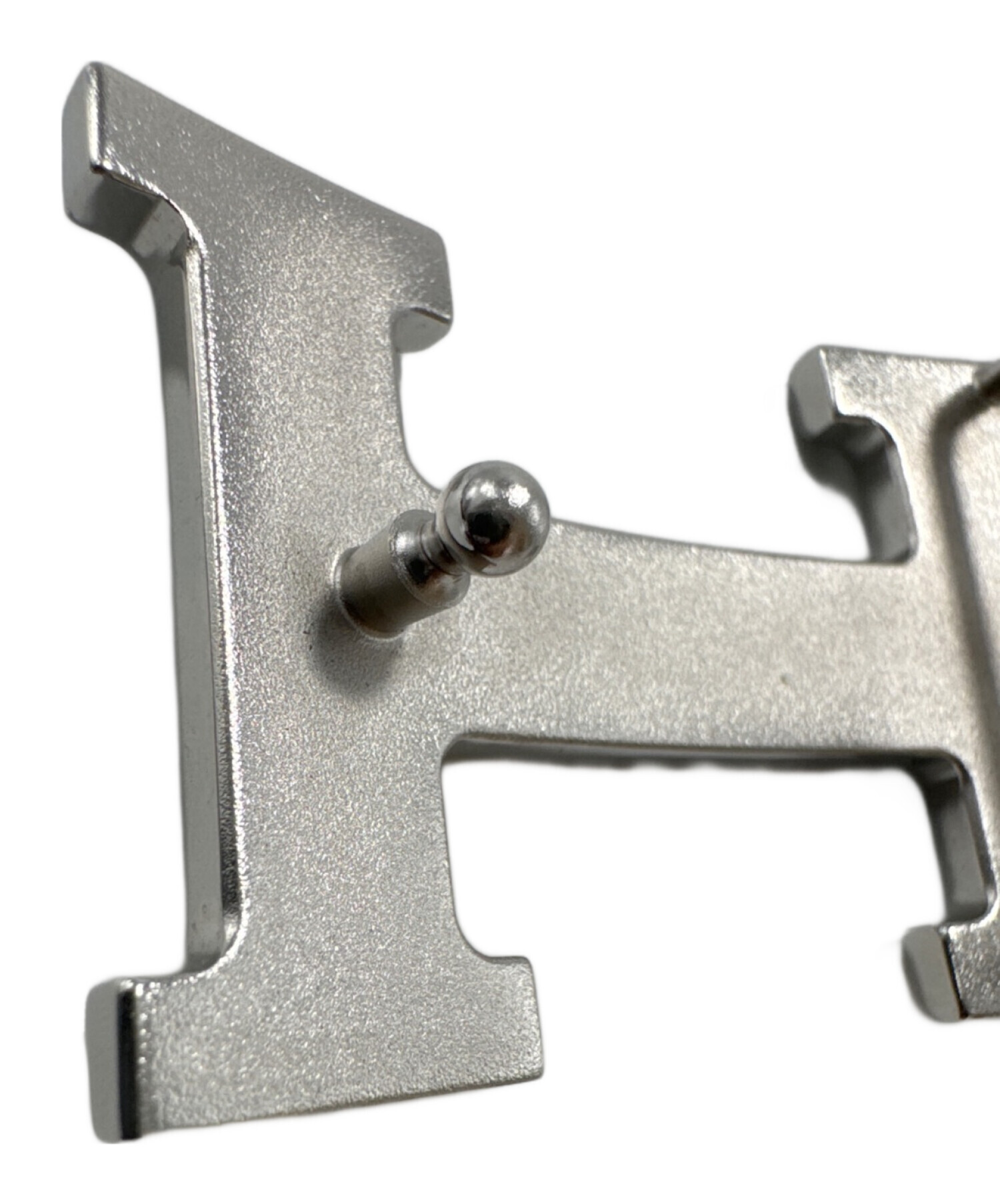 HERMES シルバー H型バックル 中古・古着通販】HERMES (エルメス) Hバックル シルバー｜ブランド