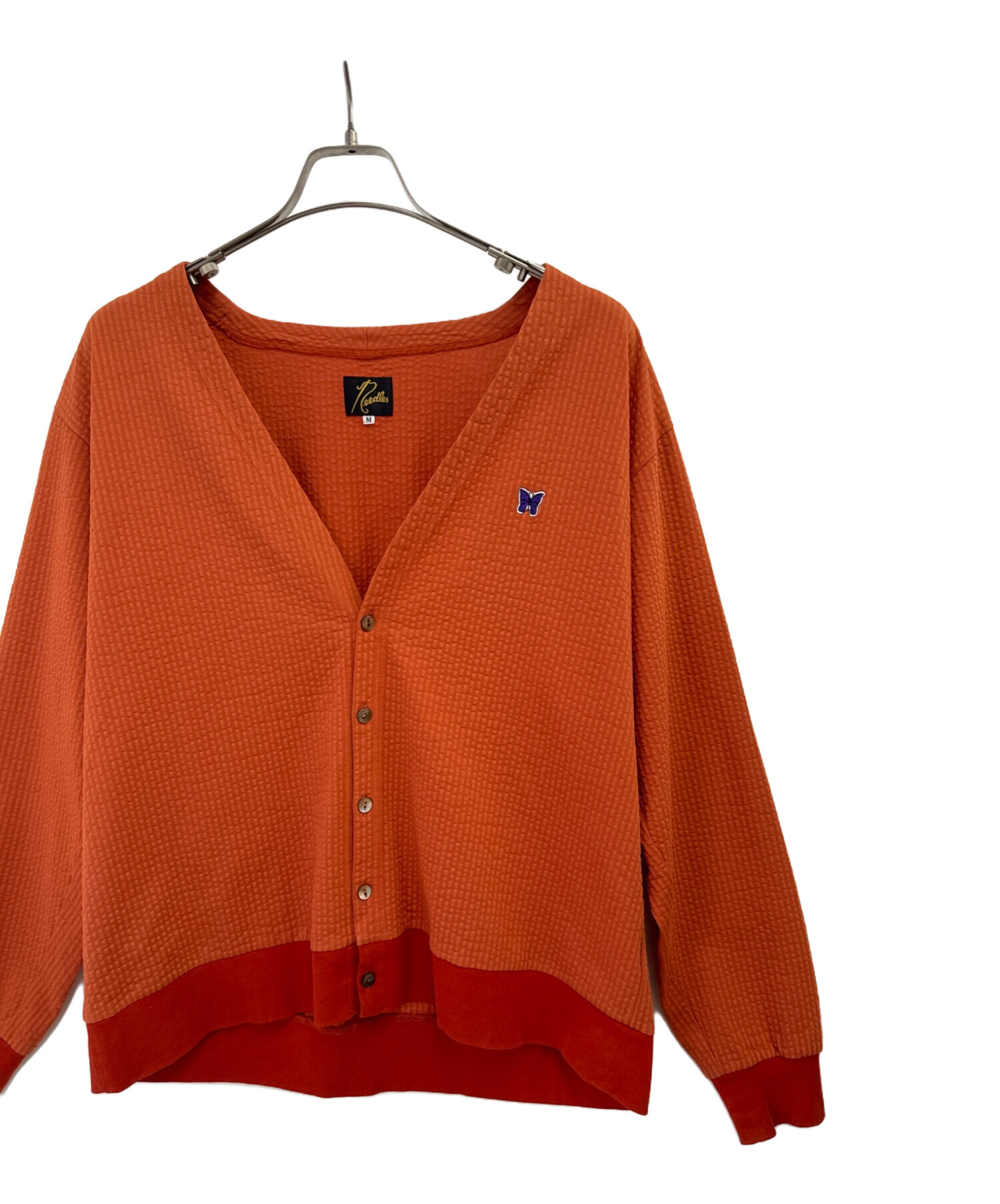 P*R様 Needles カーディガン Lサイズ 23SS】Needles ニードルズ Vネックカーディガン ハウンドトゥース V