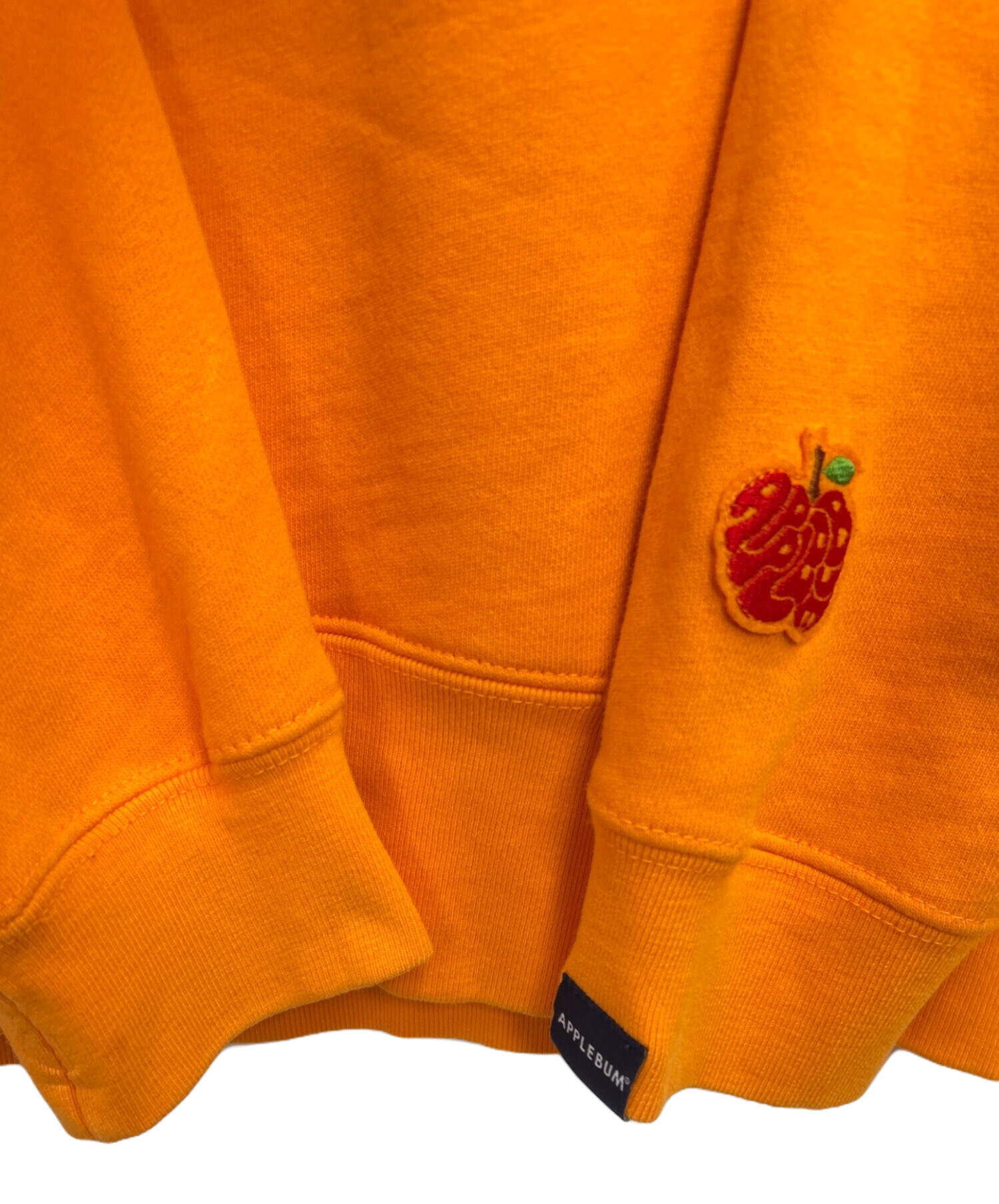APPLEBUM イエローパーカー LAロゴ アップルバム　ドジャーズ APPLEBUM】LOGO EMBROIDERY SWEAT PARKA