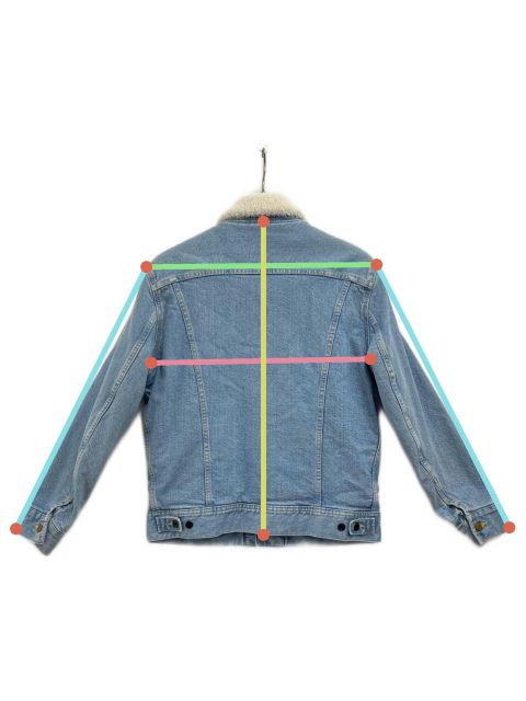 中古・古着通販】LEE (リー) ボアストームライダージャケット スカイ
