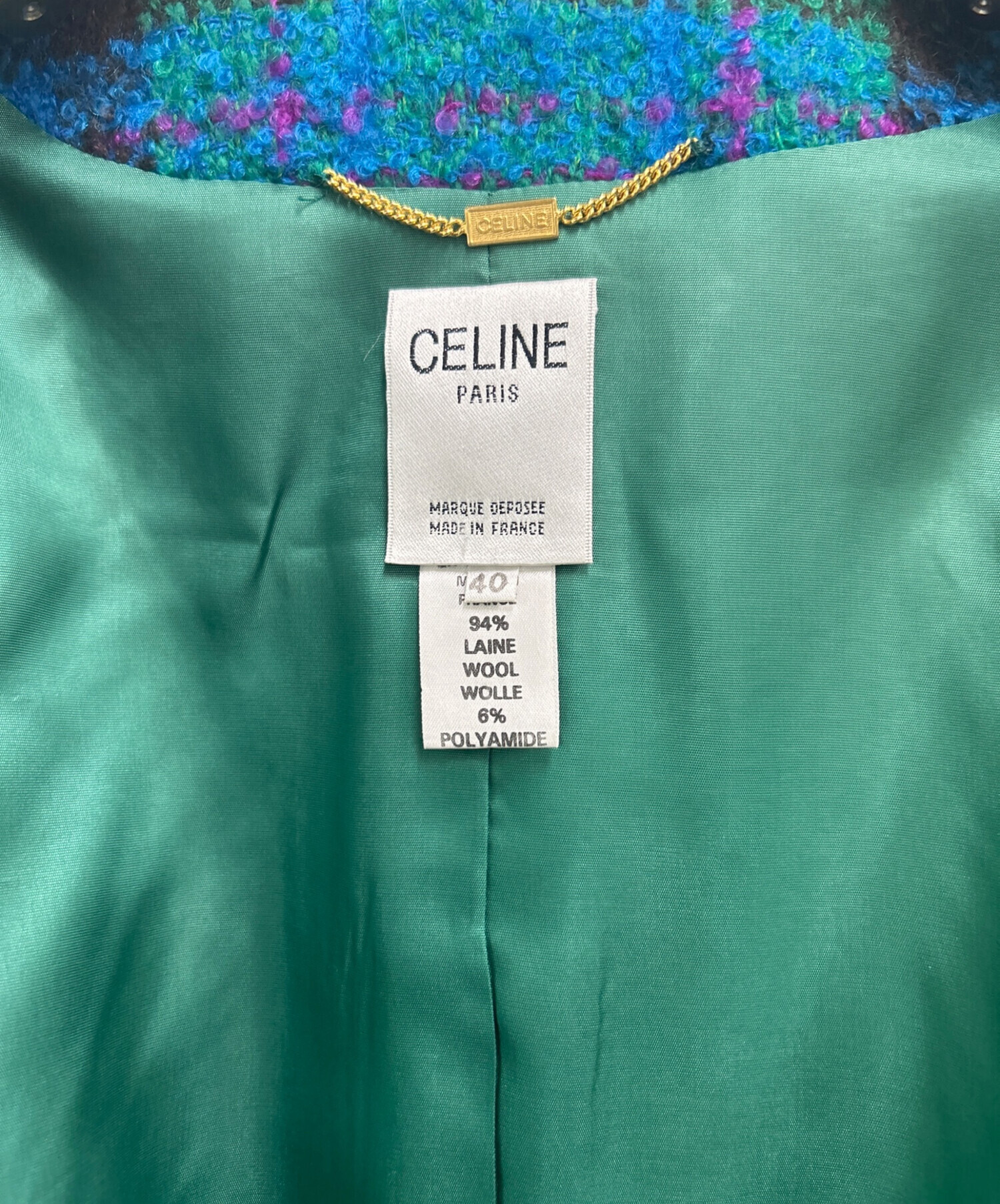 中古・古着通販】CELINE (セリーヌ) ヴィンテージツイード