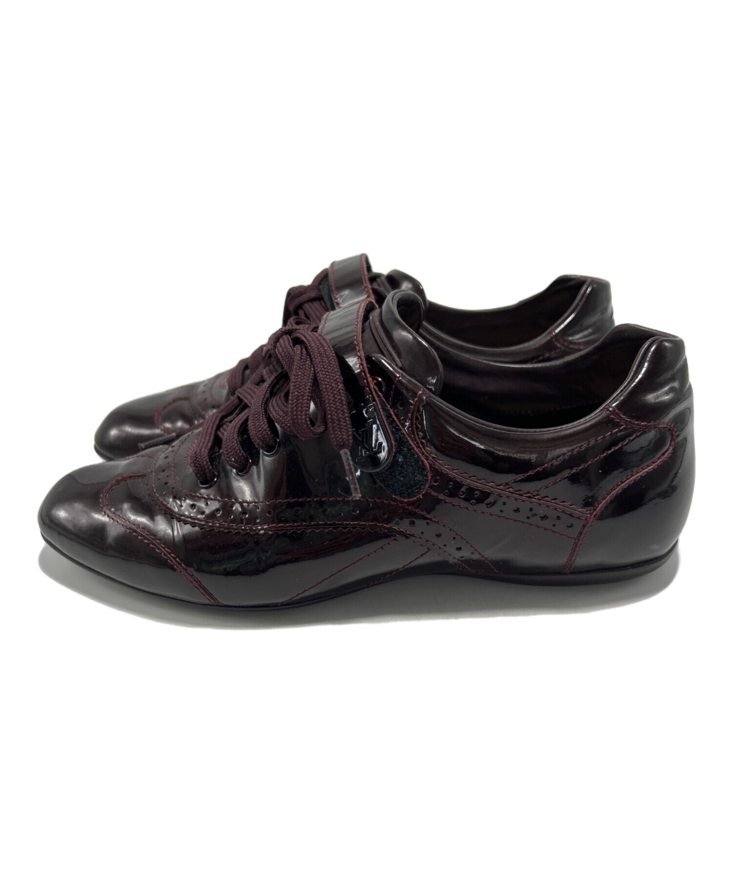 希少　LUI VUITTON エナメル　革靴 中古・古着通販】LOUIS VUITTON (ルイ ヴィトン) エナメルスニーカー