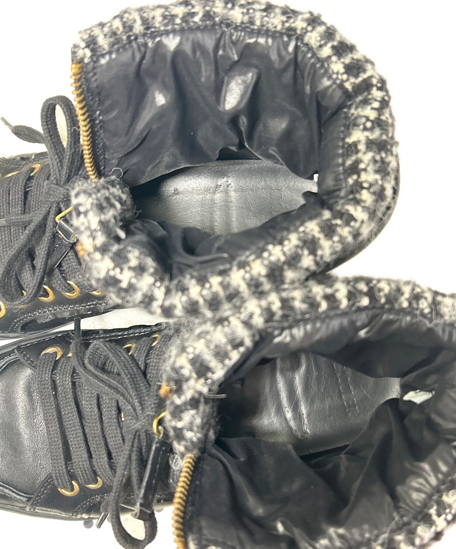 中古・古着通販】MONCLER (モンクレール) ハイカットスニーカー 