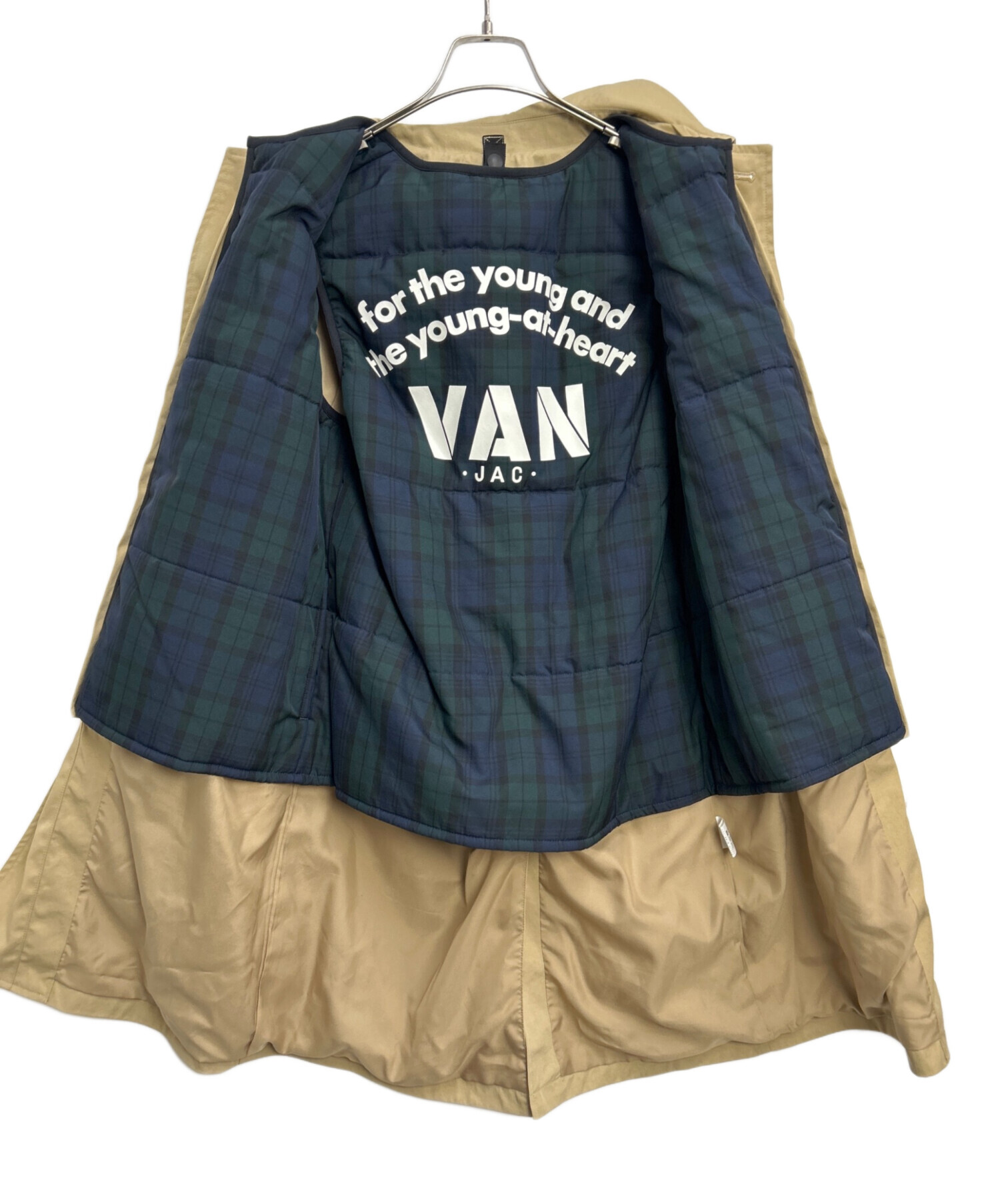 中古・古着通販】VAN (ヴァン) 3WAYバルマカーンコート ベージュ