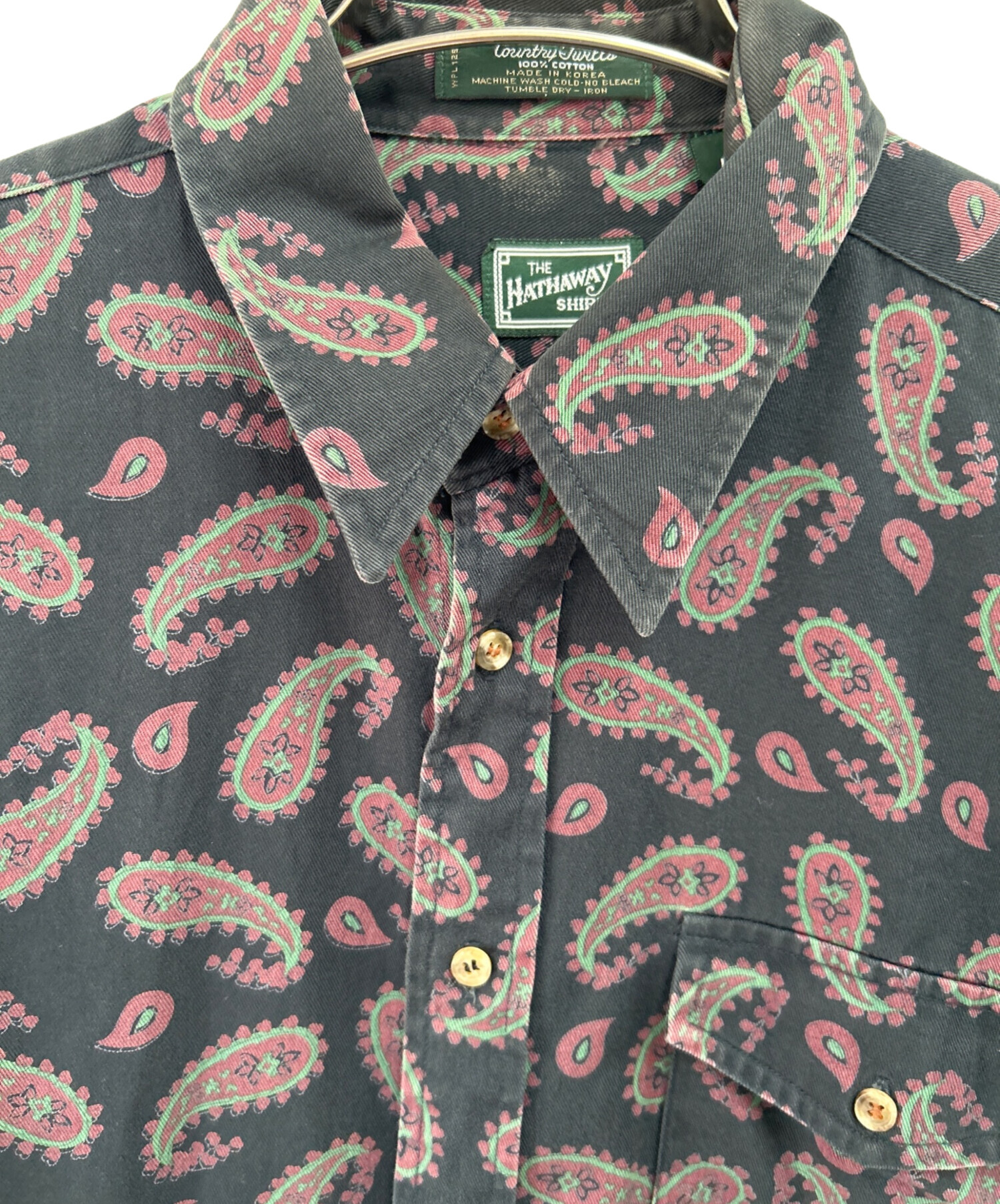 中古・古着通販】THE HATHAWAY SHIRT (ハサウェイ) 総柄シャツ 