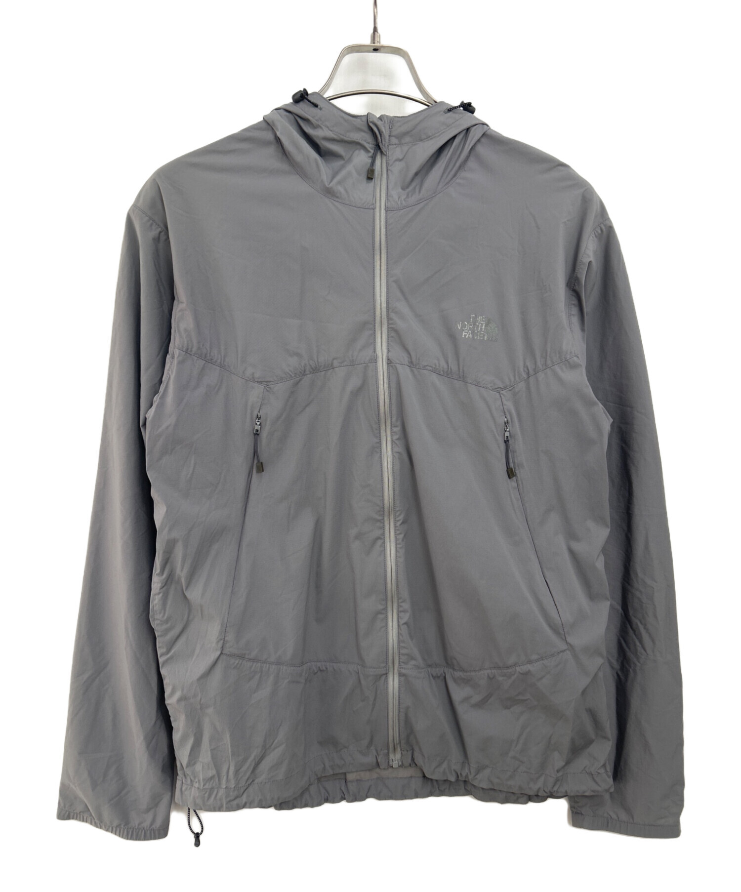 ノースフェイス ナイロンジャケット L グレー 中古・古着通販】THE NORTH FACE (ザ ノース フェイス) ナイロン