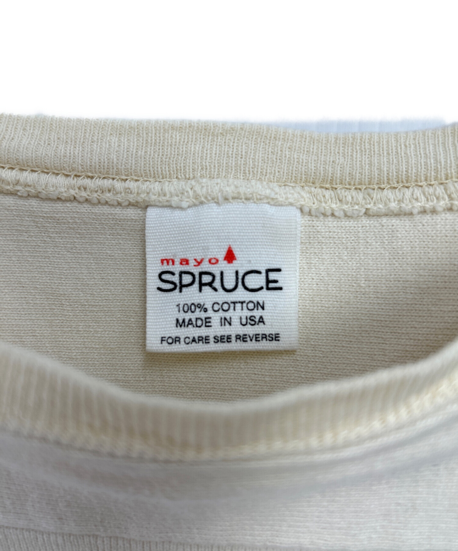 中古・古着通販】mayo SPRUCE (メイヨー スプルース) 7分袖カットソー