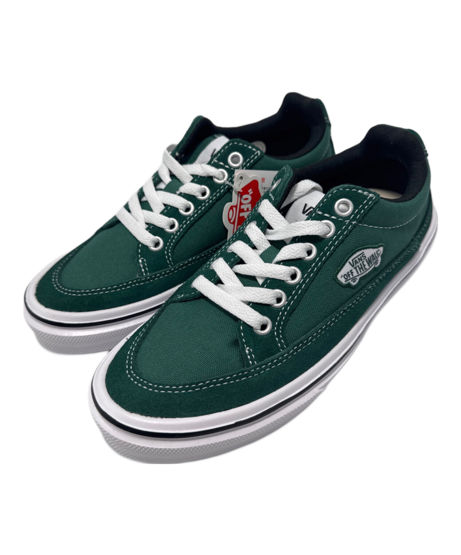 中古・古着通販】VANS (バンズ) キャンバススニーカー グリーン サイズ 
