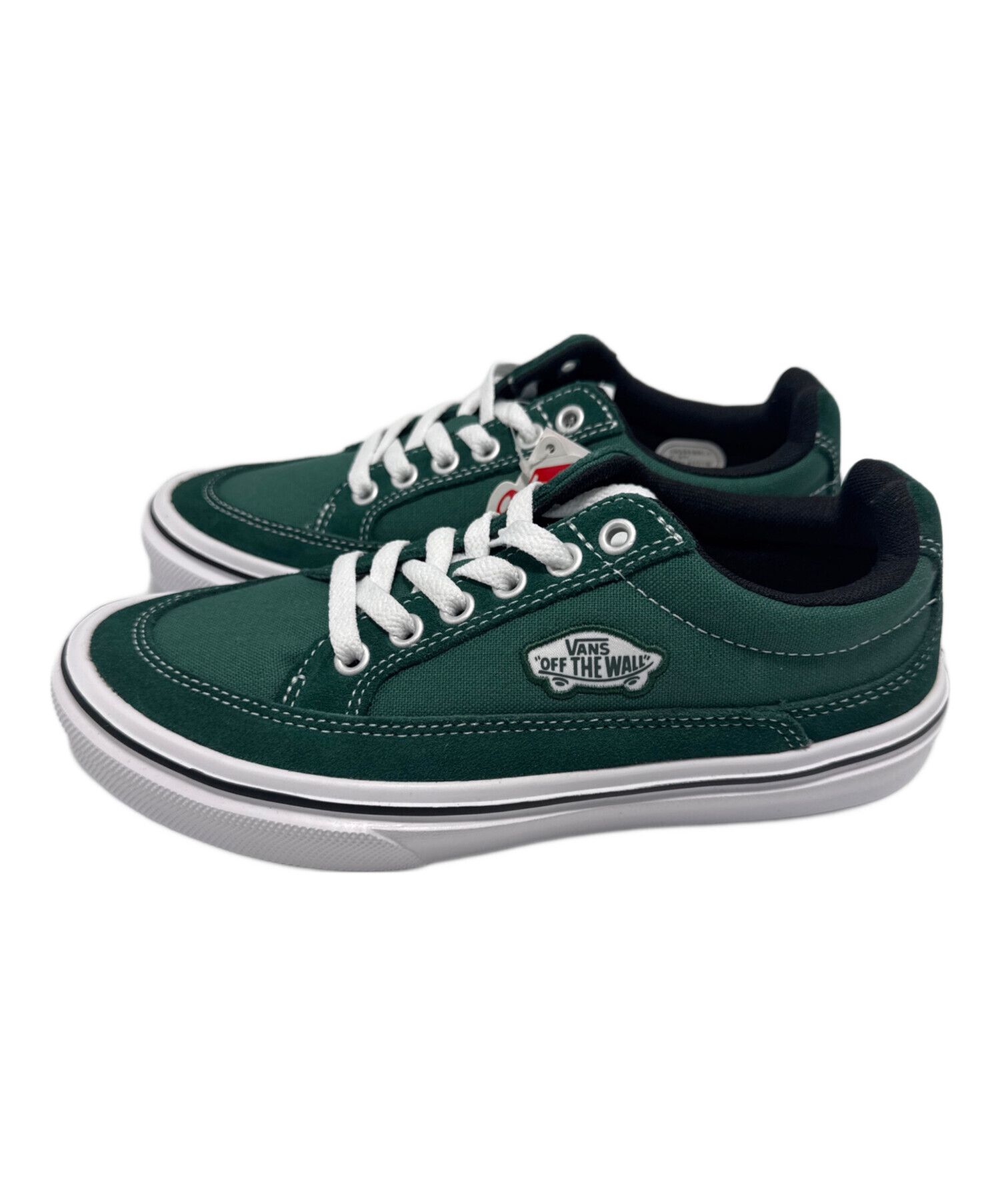 中古・古着通販】VANS (バンズ) キャンバススニーカー グリーン サイズ 
