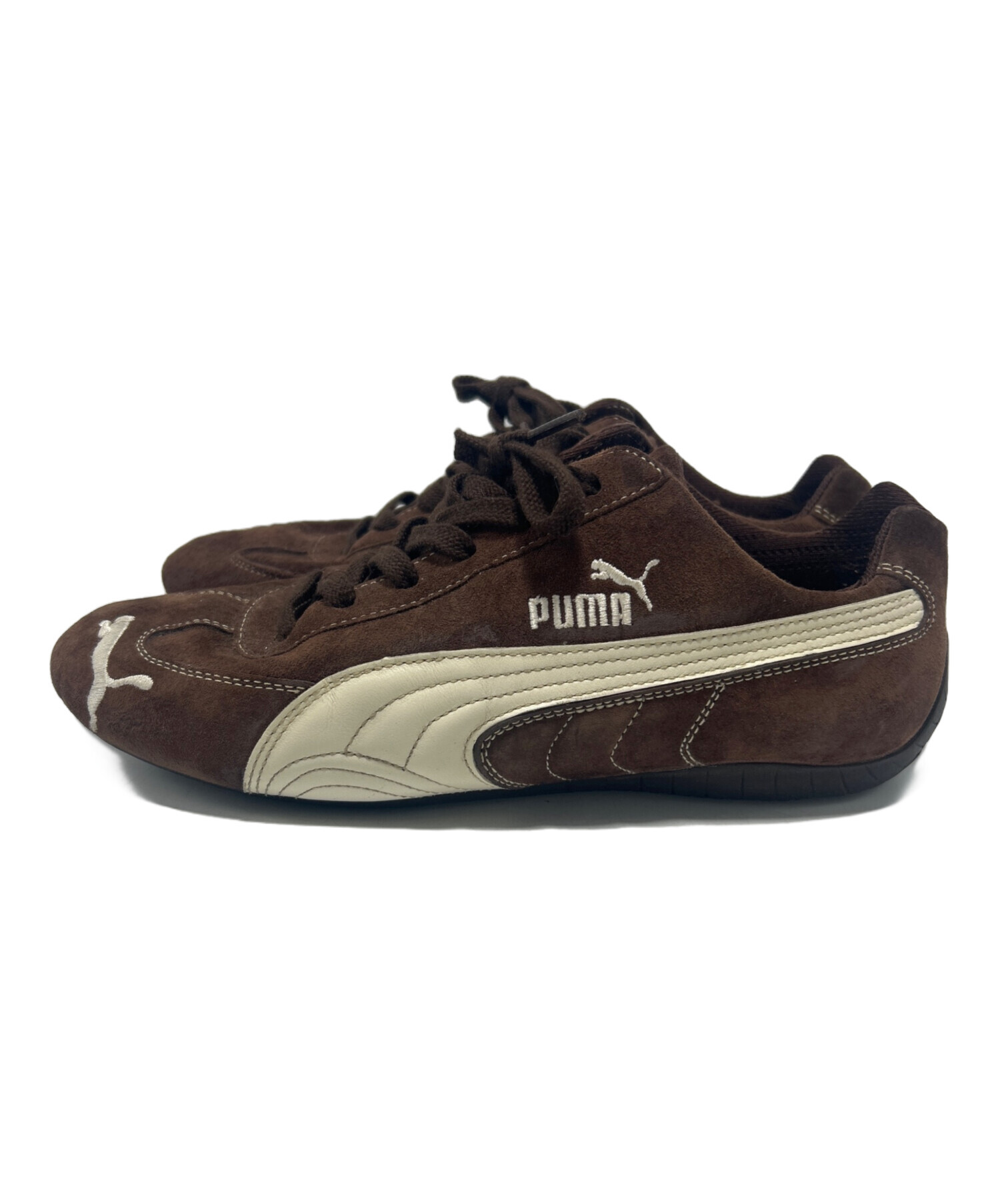 中古・古着通販】PUMA (プーマ) スニーカー ブラウン サイズ:27 
