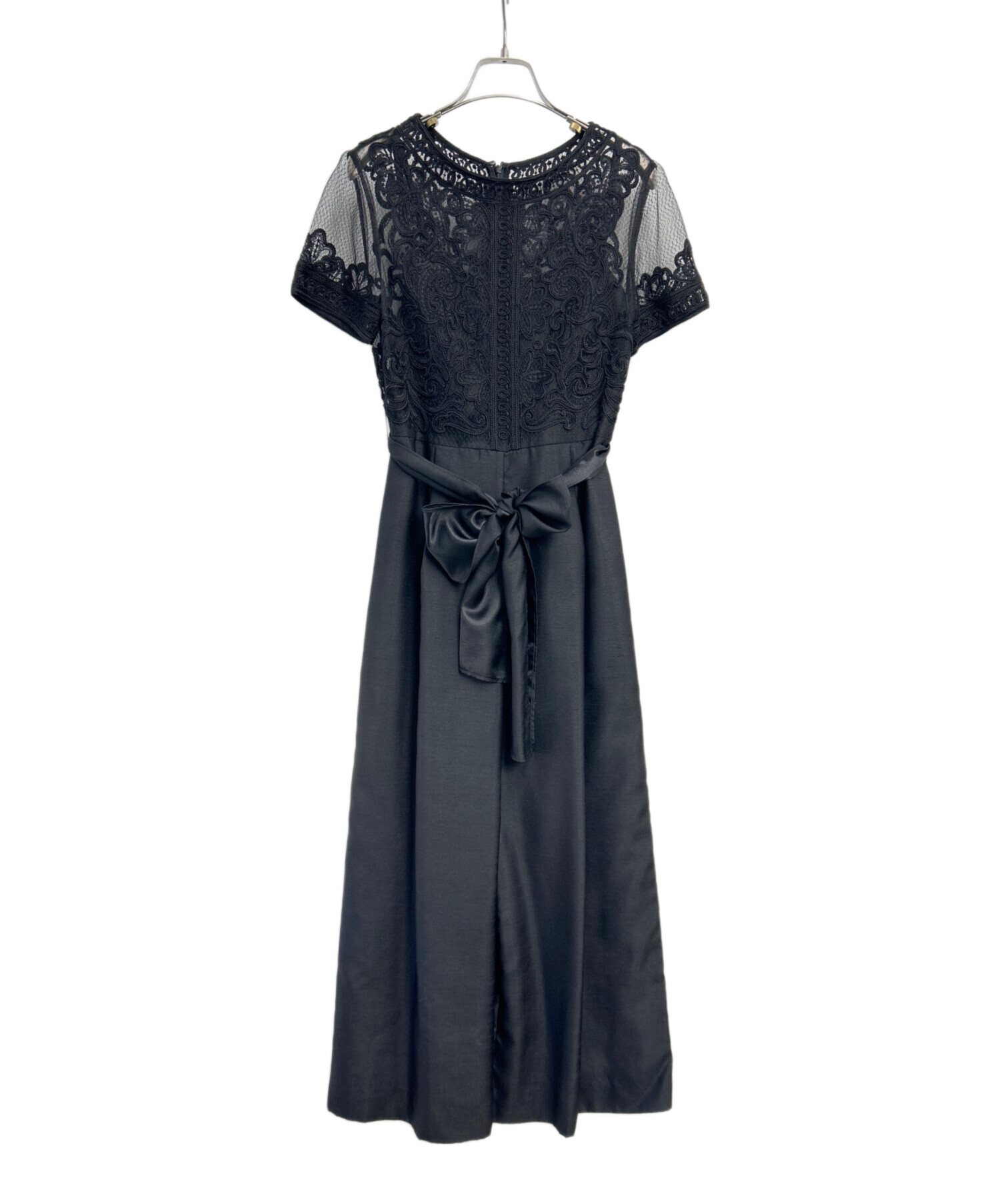 グレースコンチネンタル 刺繍ワイドサロペット グレースコンチネンタル