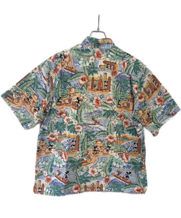 【レア】レインスプーナー ディズニー アロハシャツ ハワイ製 コットン100% 中古・古着通販】reyn spooner×Disney (レインスプーナー×ディズニー