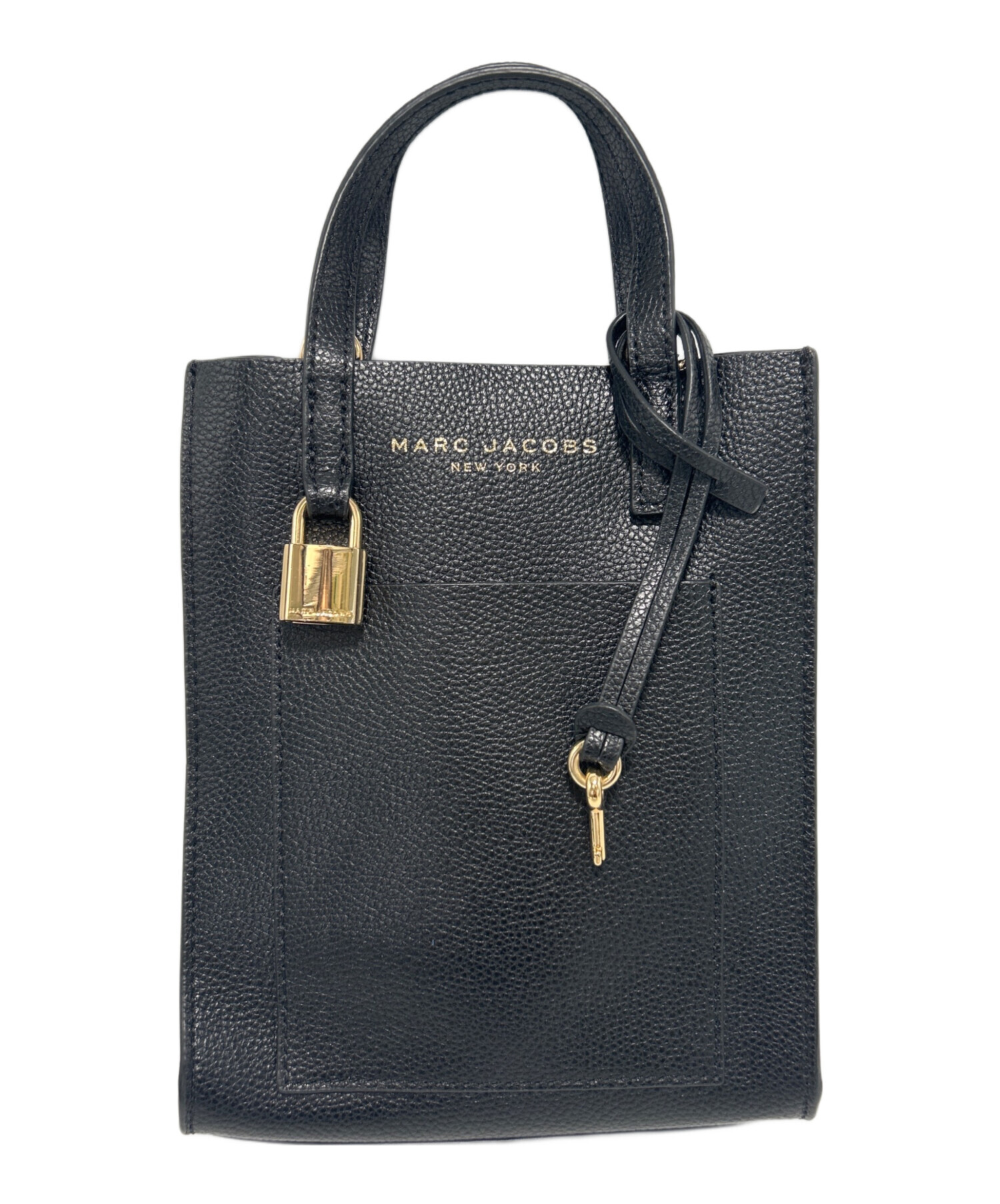 未使用品!!MARC JACOBS レザーショルダーバッグワンショルダー 中古・古着通販】MARC JACOBS (マーク ジェイコブス) レザーショルダー
