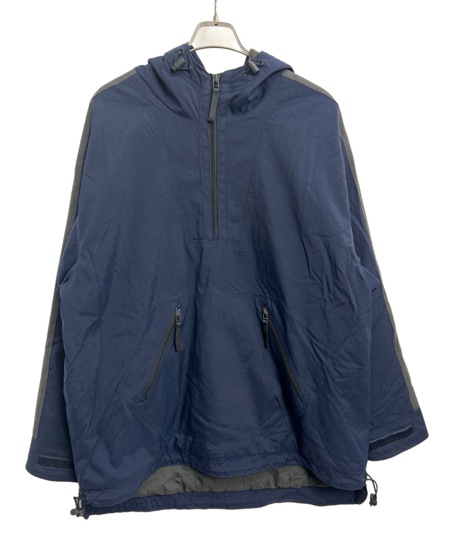 中古・古着通販】GAP (ギャップ) アノラックパーカー ネイビー×グレー 