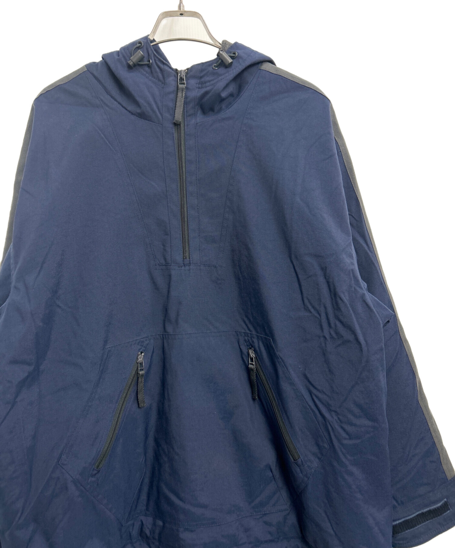 中古・古着通販】GAP (ギャップ) アノラックパーカー ネイビー×グレー 
