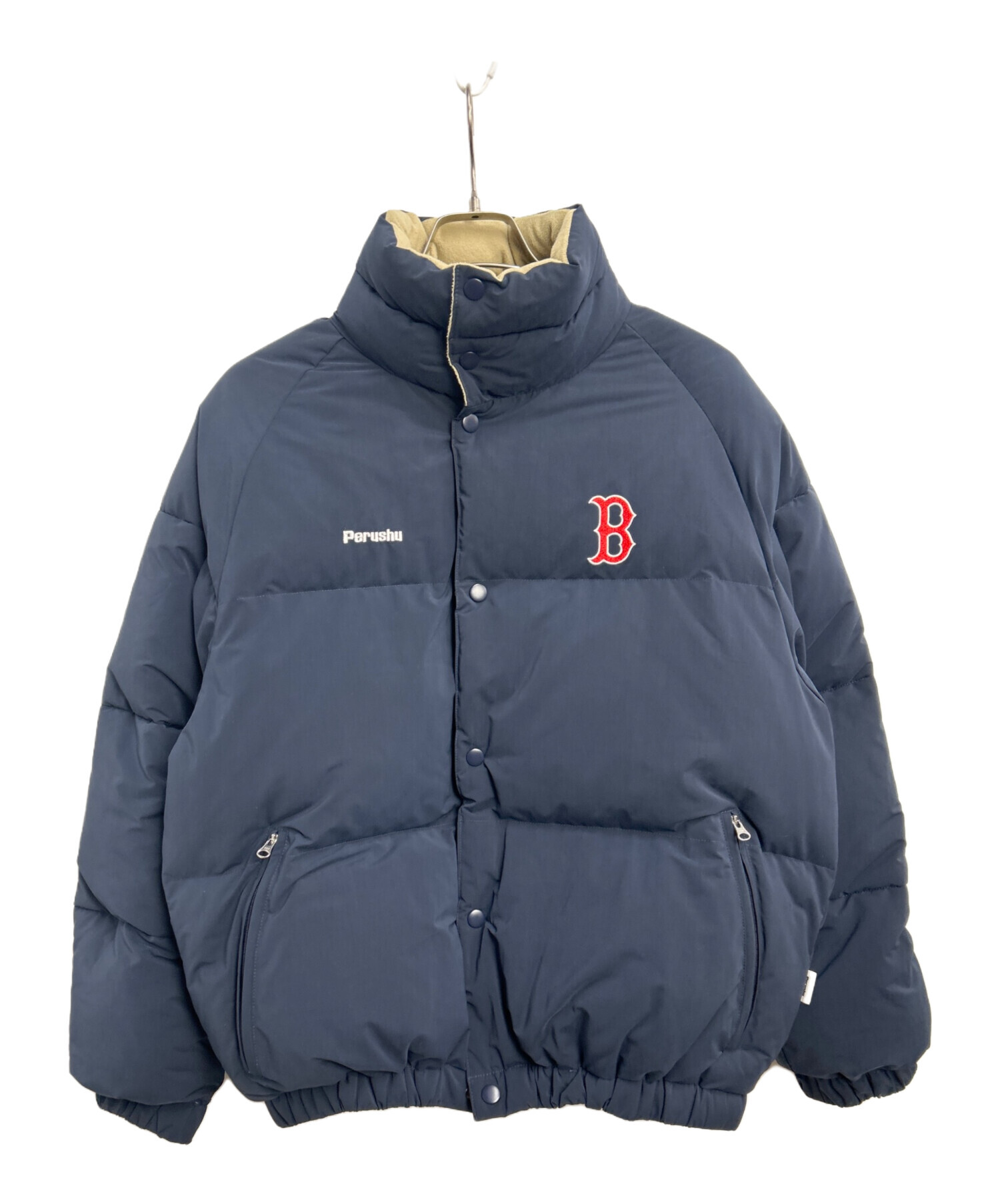 Perushu ブルゾン Red socks セール】Perushu × MLB コラボ中綿