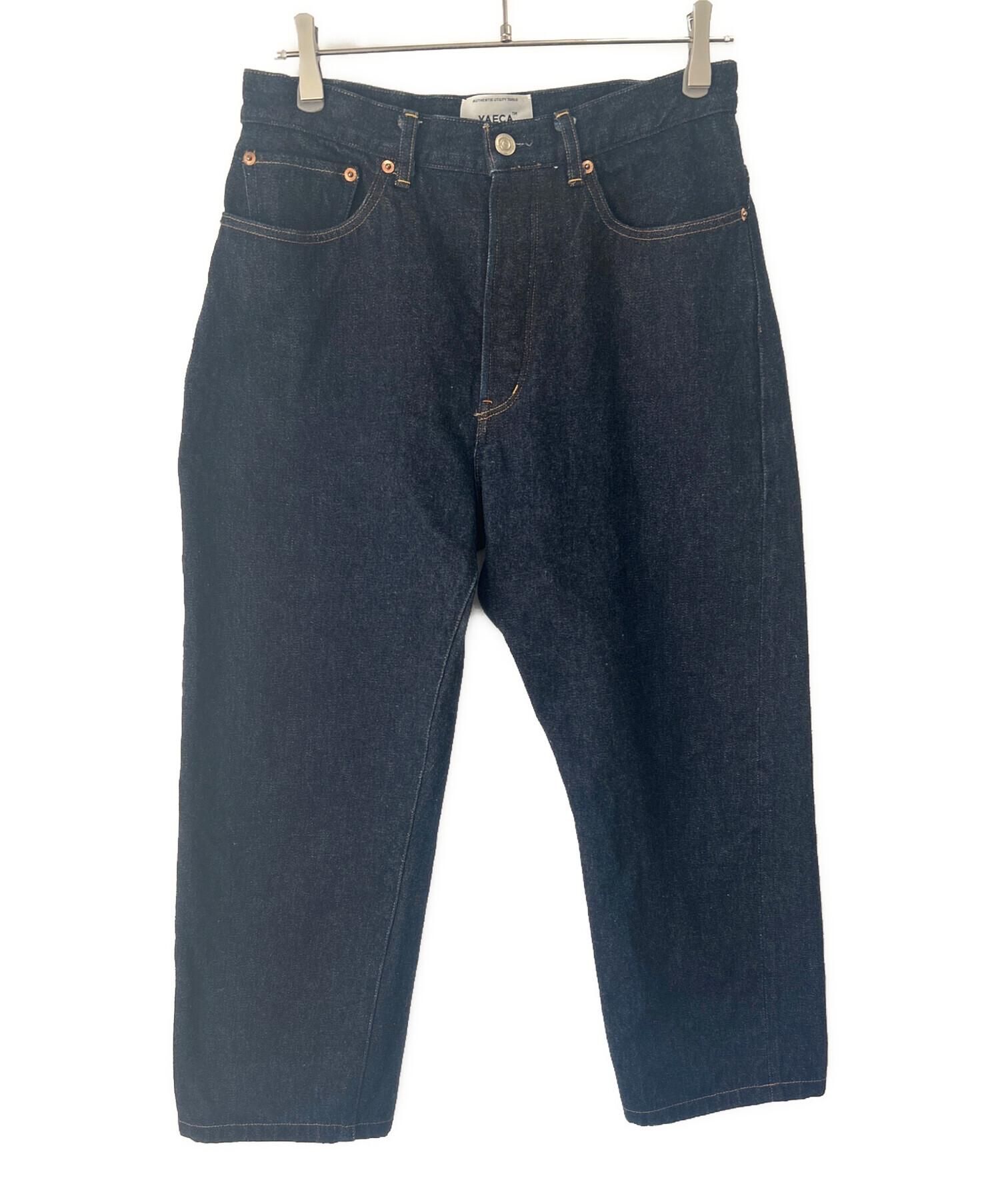 中古・古着通販】YAECA (ヤエカ) ワイドテーパードデニムパンツ