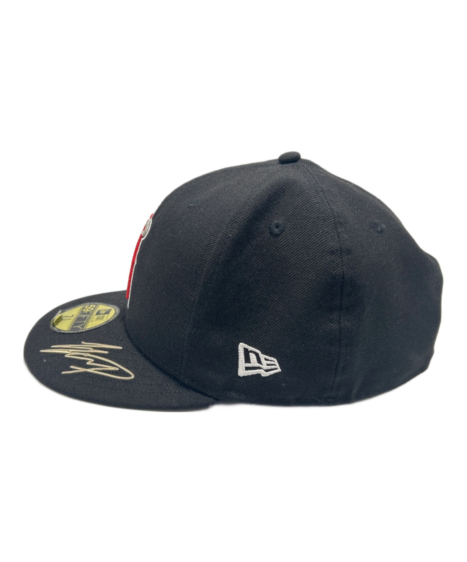 中古・古着通販】New Era (ニューエラ) キャップ ブラック サイズ:7 5