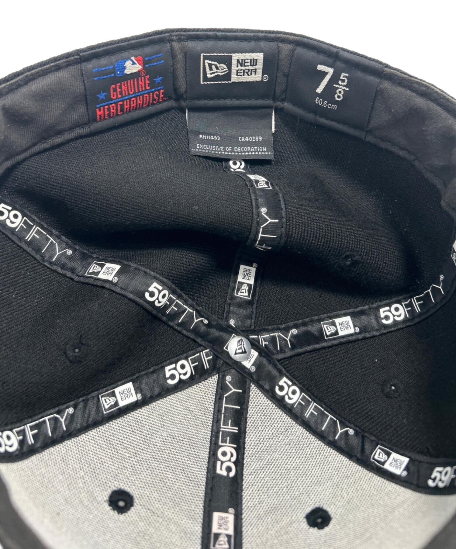中古・古着通販】New Era (ニューエラ) キャップ ブラック サイズ:7 5 