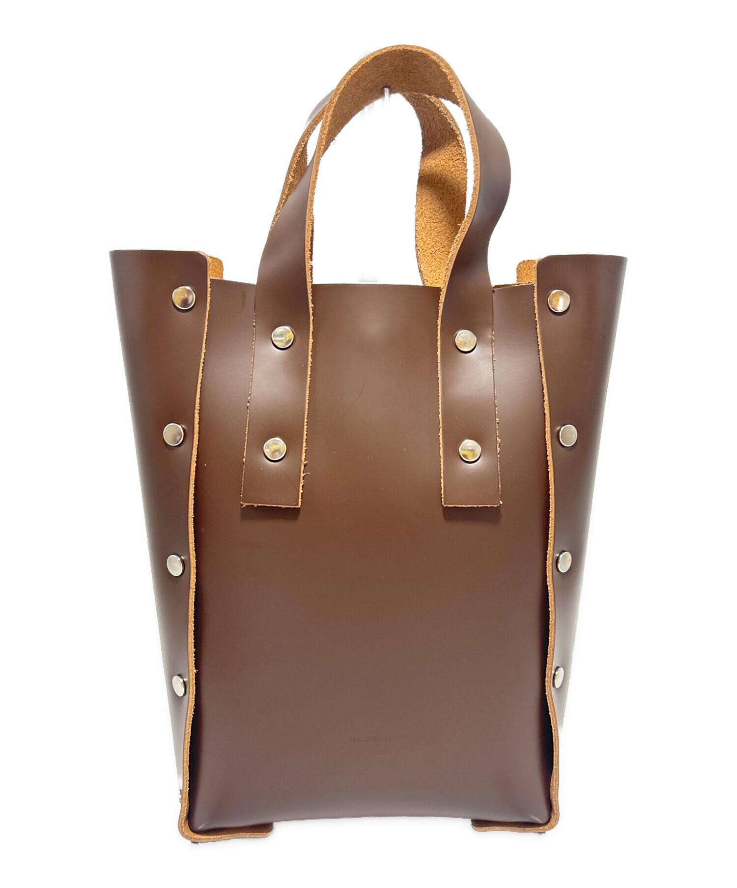 未使用 Hender Scheme ハンドバック　ブラウン 中古・古着通販】HENDER SCHEME (エンダースキーマ) レザー