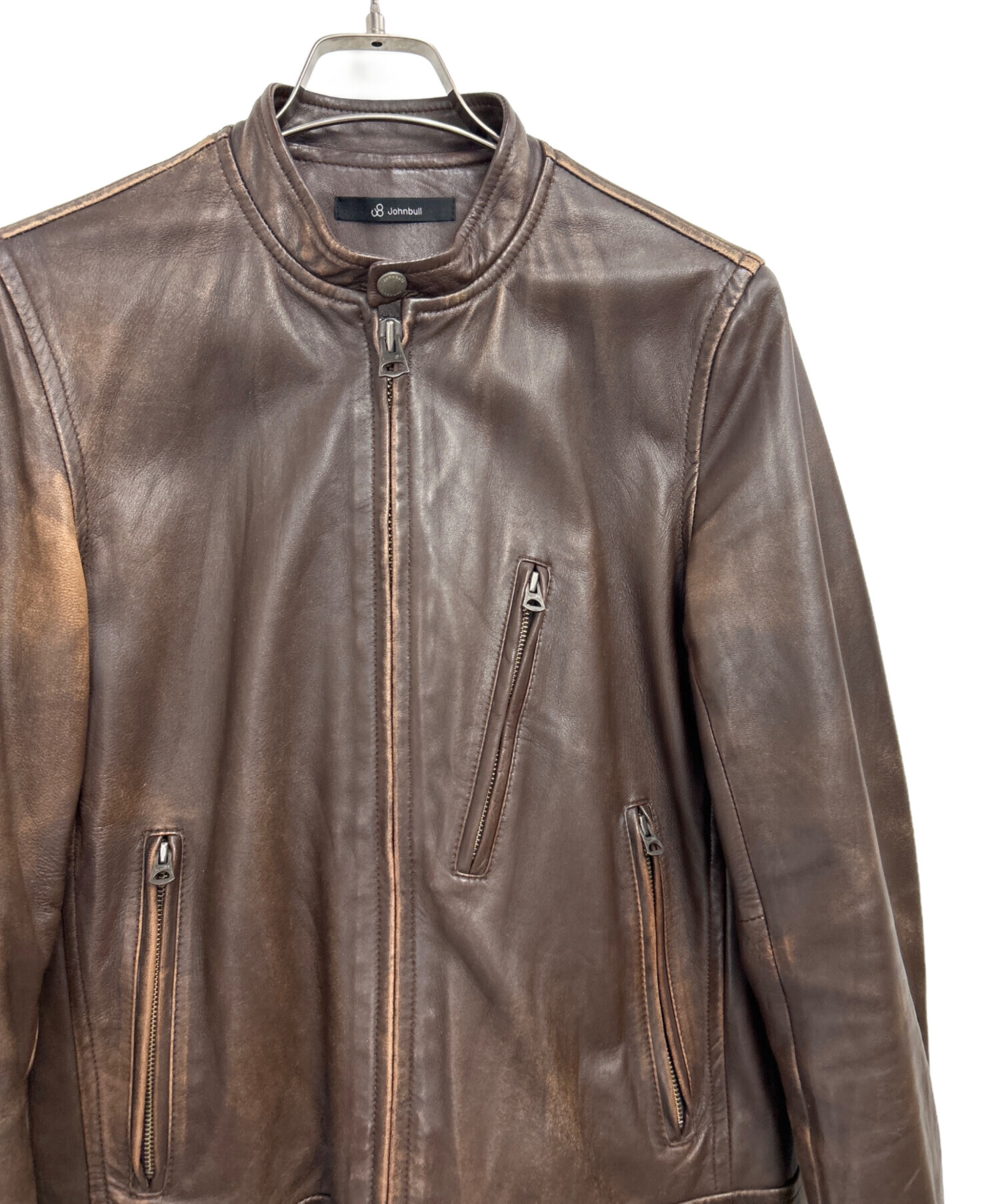中古・古着通販】JOHNBULL (ジョンブル) シングルライダースジャケット