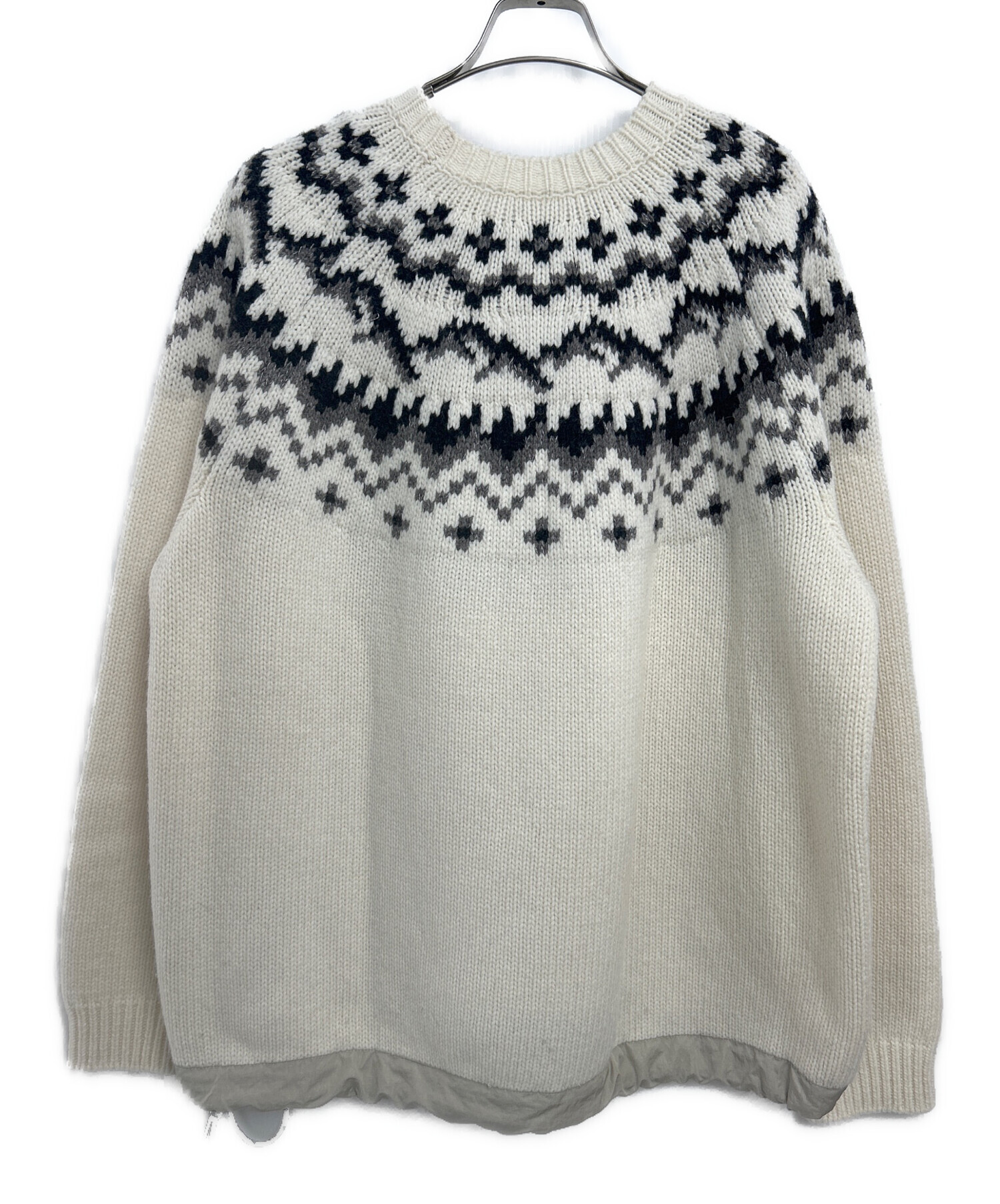 中古・古着通販】and wander (アンドワンダー) ウールロピーニット