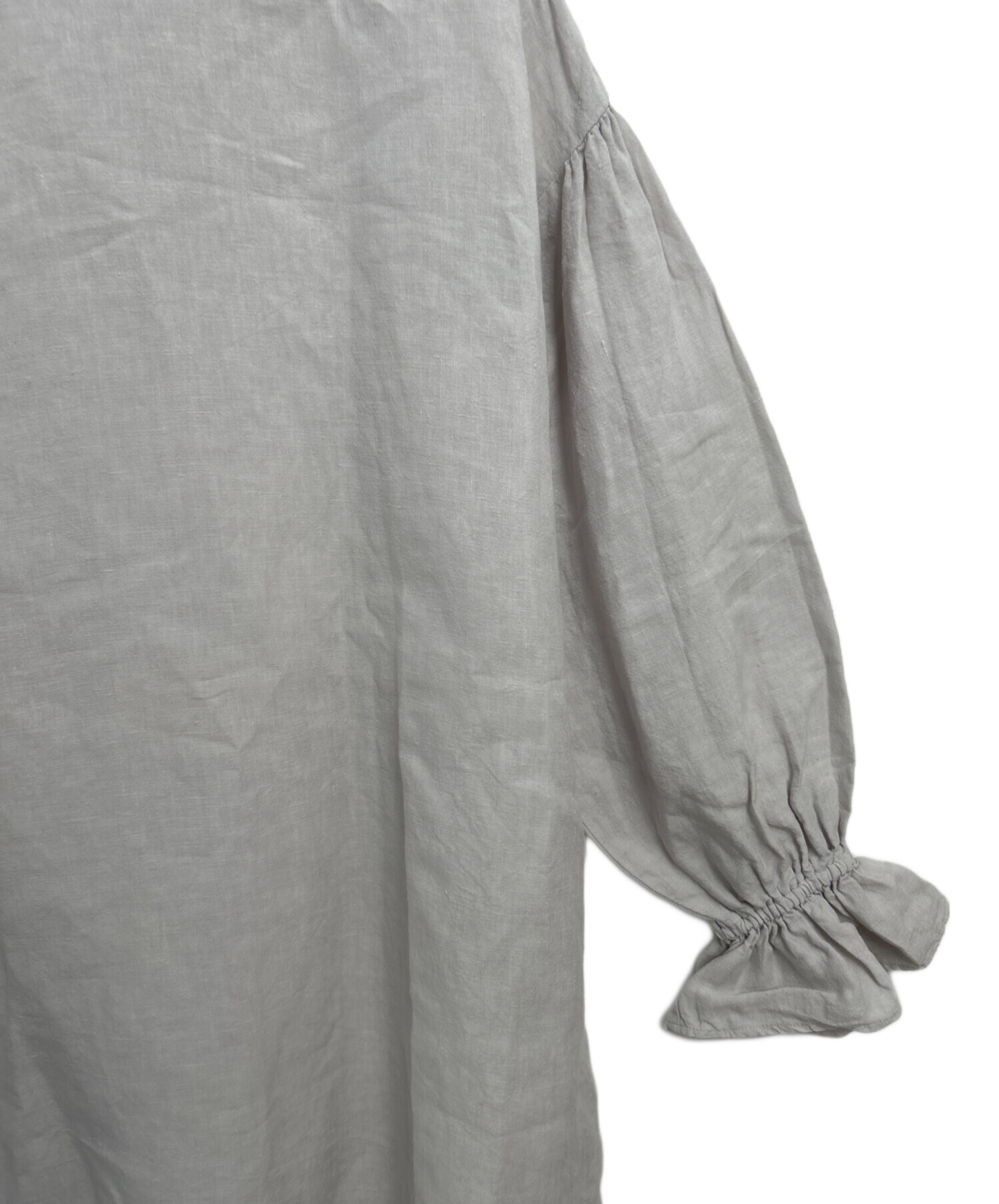 中古・古着通販】nest Robe (ネストローブ) リネン近江晒しラッフル袖 