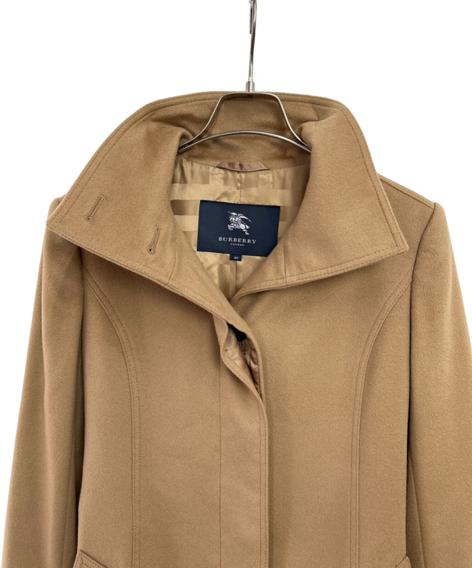 バーバリーBurberry ロングコートカシミヤ100% 【公式通販】