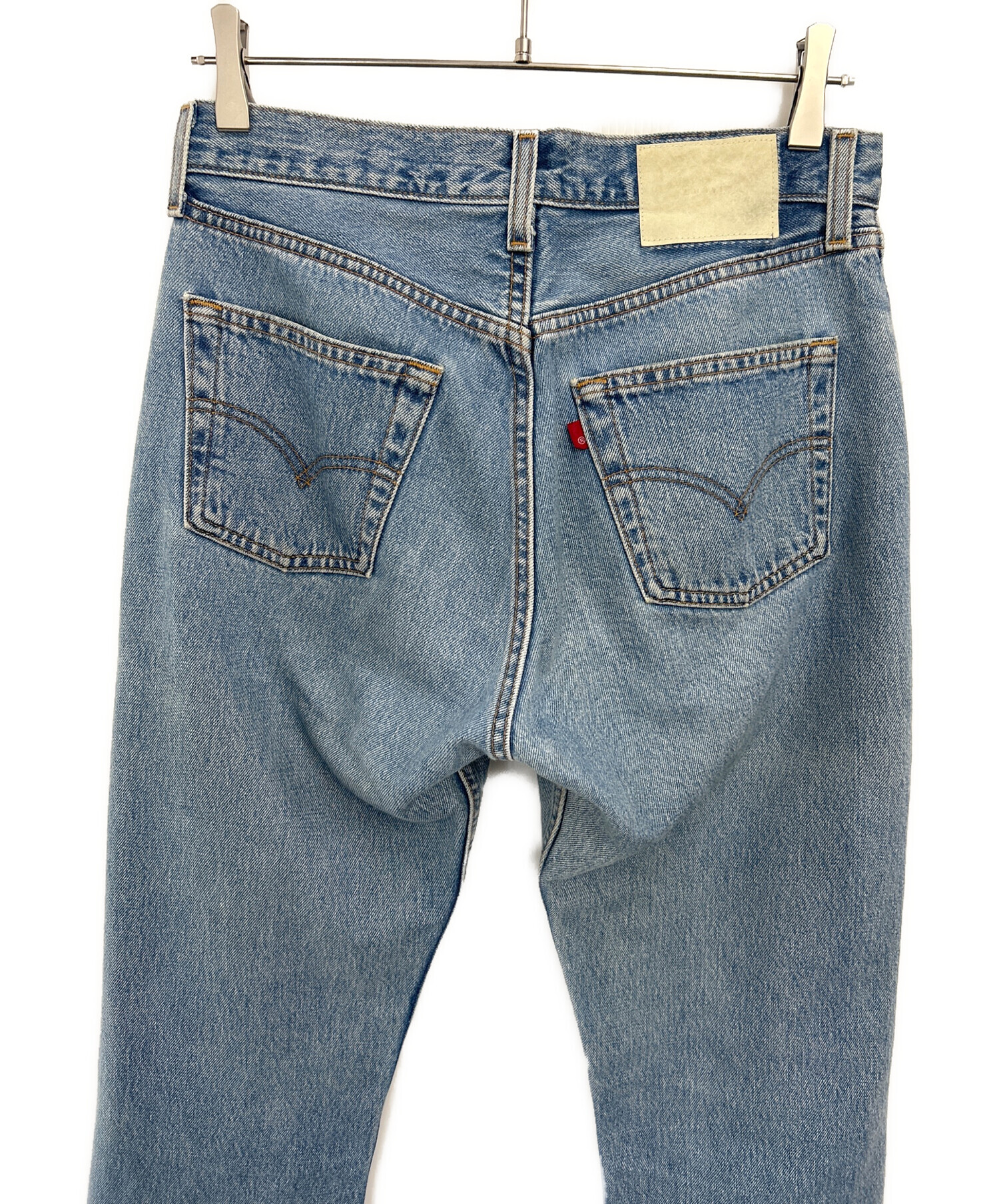 中古・古着通販】UNUSED (アンユーズド) サイドラインデニムパンツ