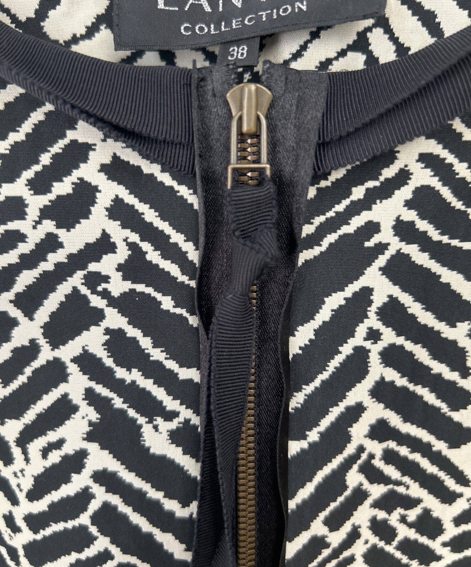 中古・古着通販】LANVIN (ランバン) ジップブルゾン ブラック サイズ